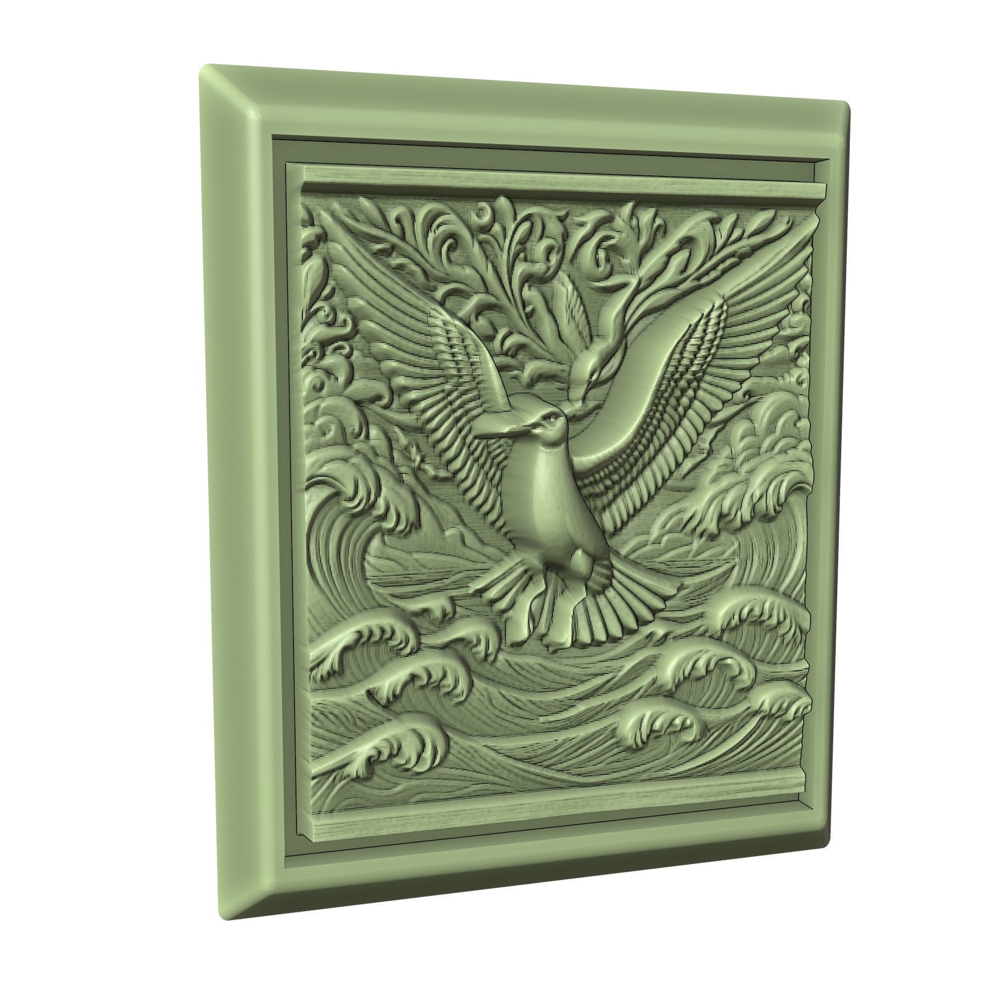 Seagull Animal 3D print model_3