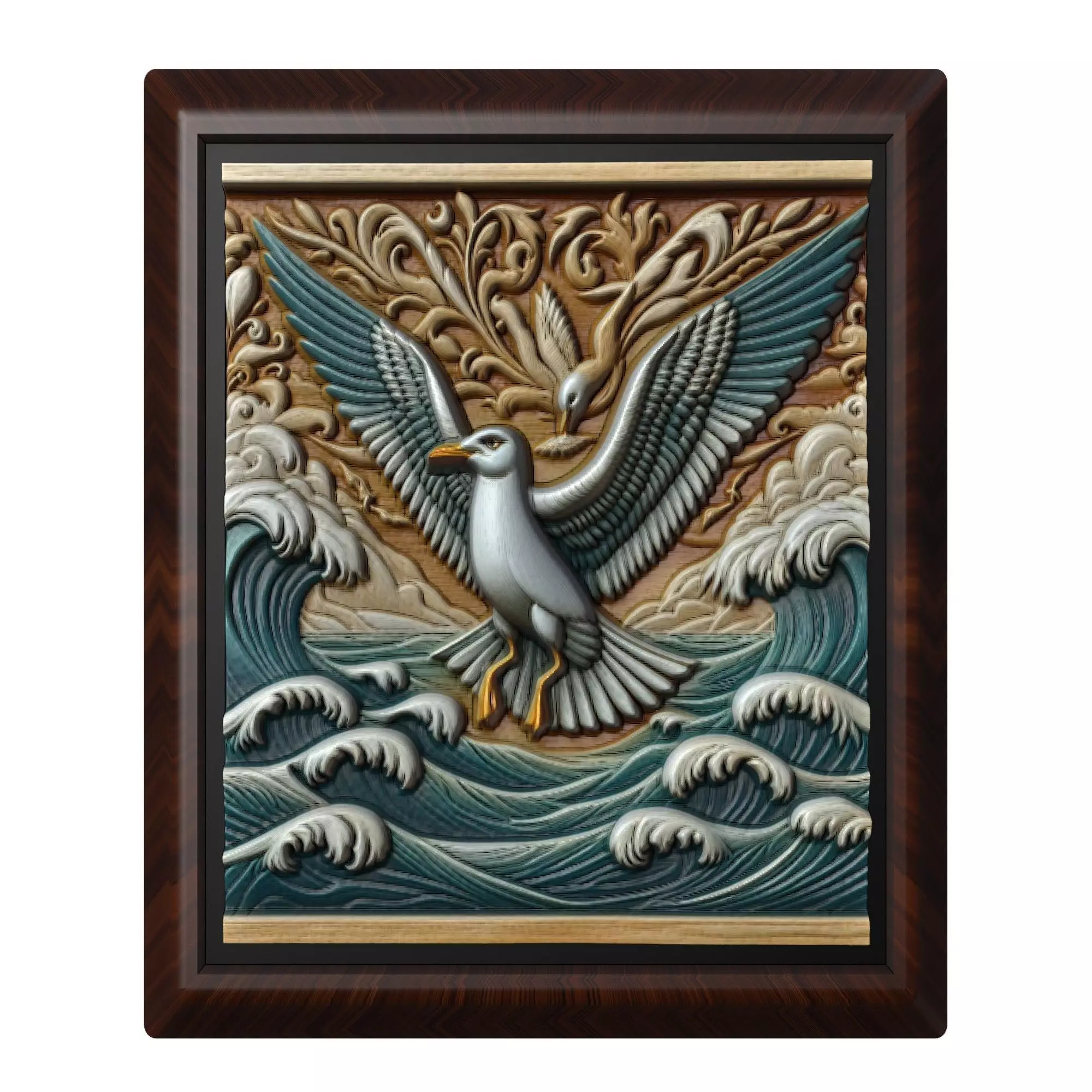 Seagull Animal 3D print model_0