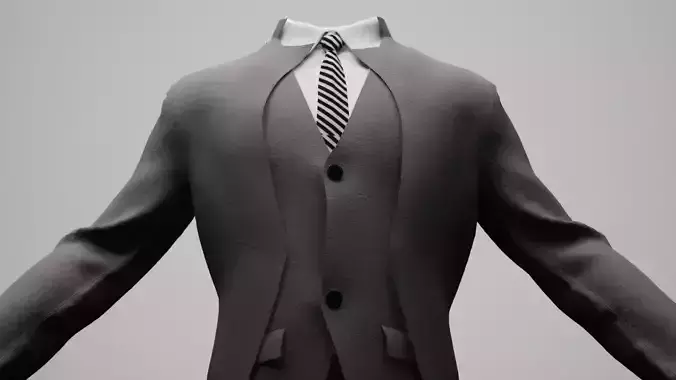 Futuristic Suit Metahuman Rigged 3D model