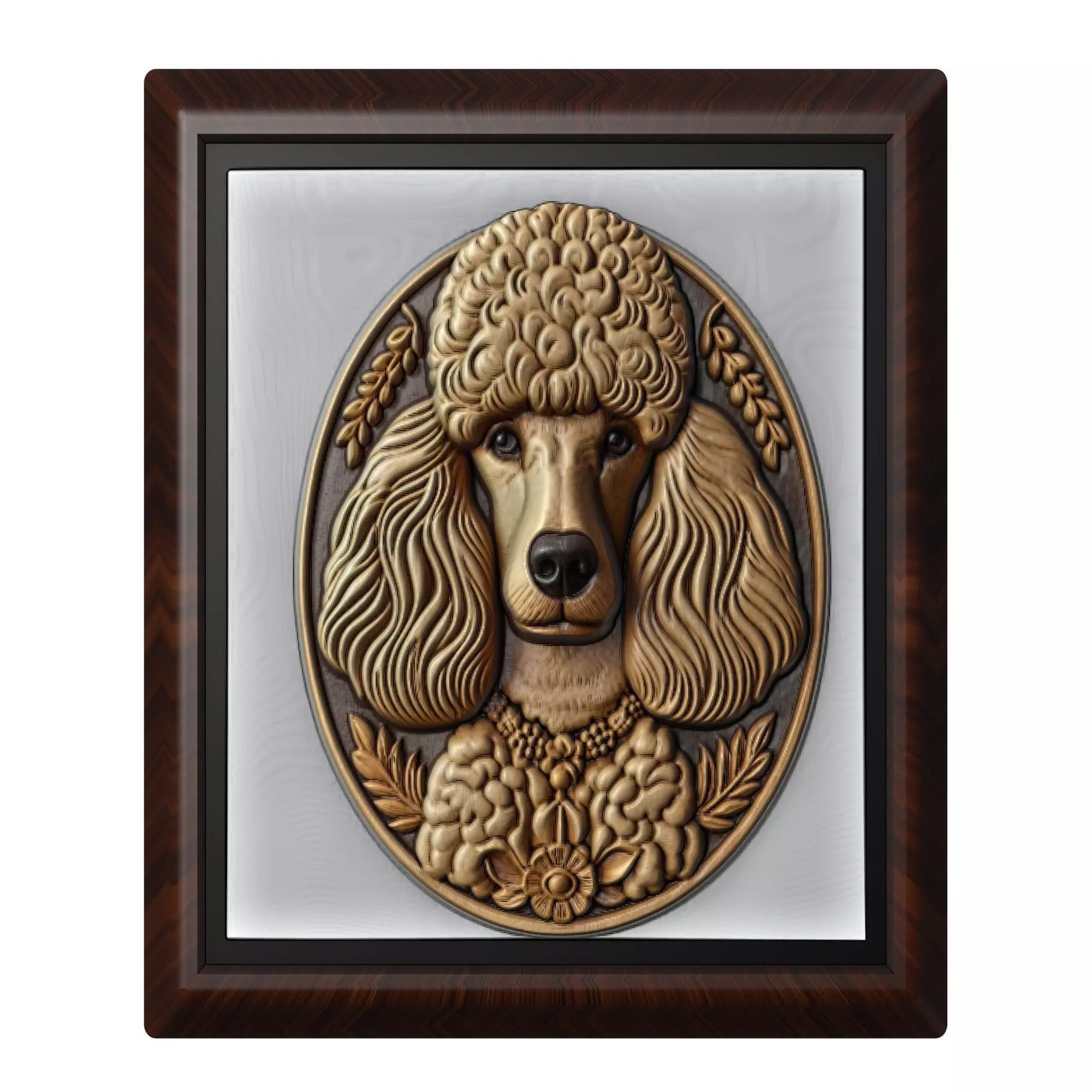 Dog Poodle Animal 3D print model_0