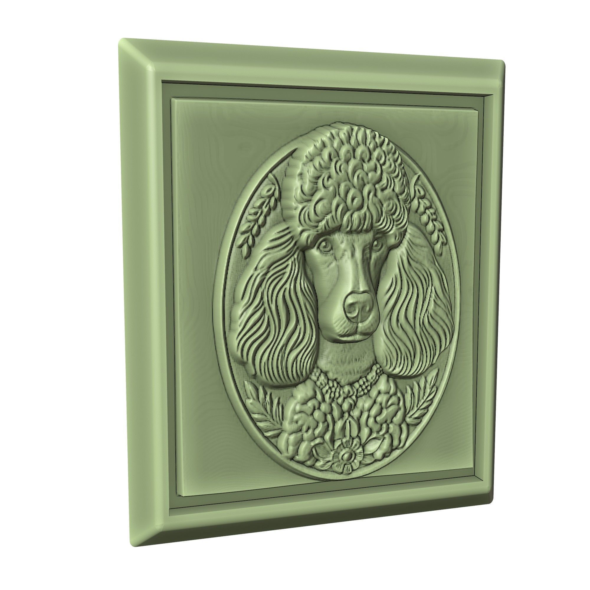 Dog Poodle Animal 3D print model_3