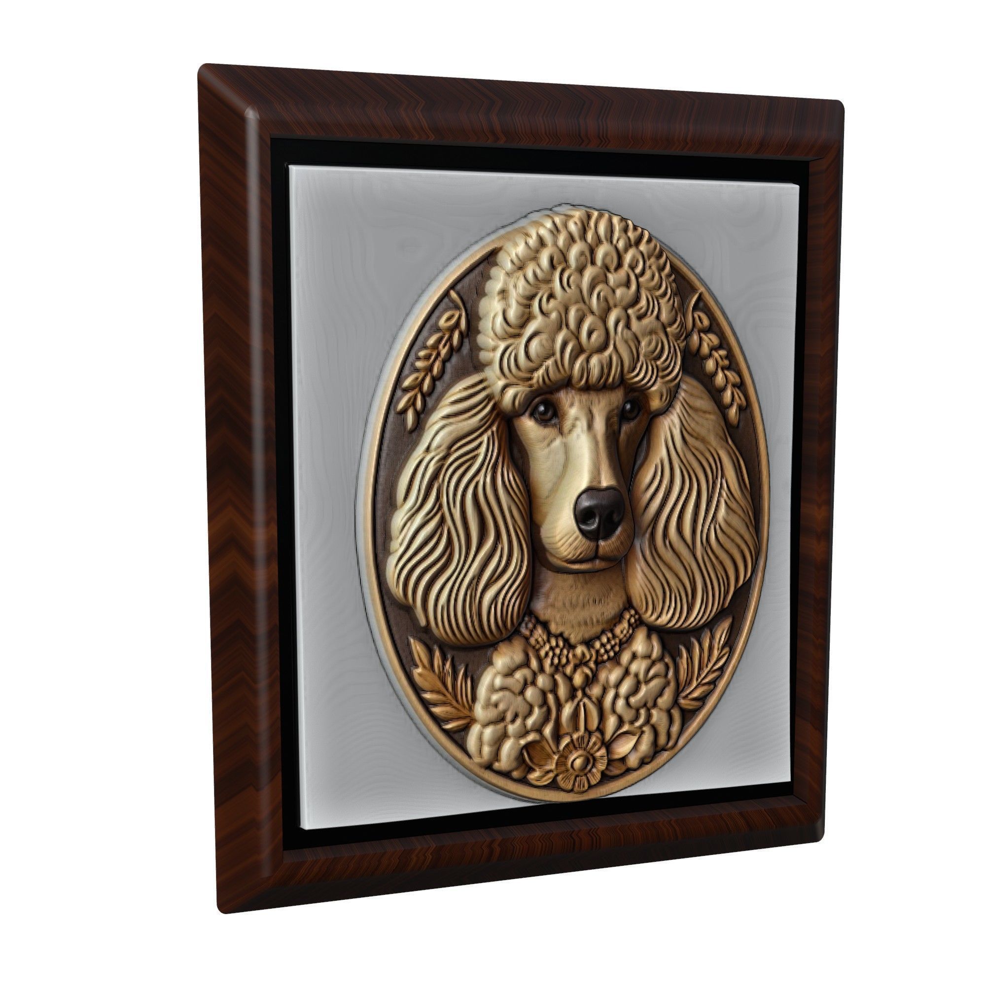 Dog Poodle Animal 3D print model_1