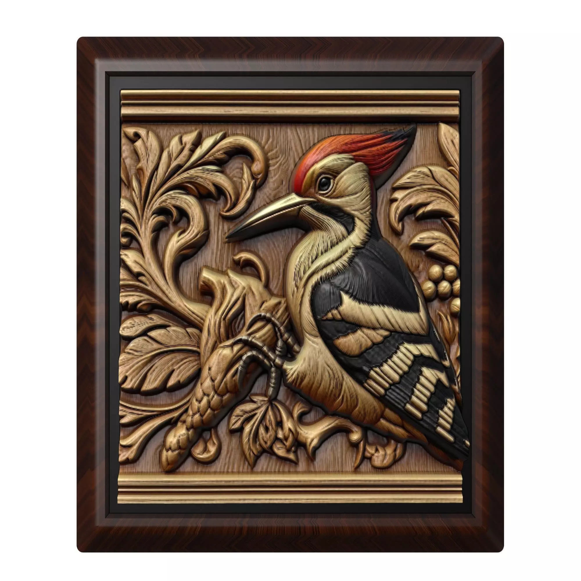 Woodpecker Animal 3D print model_0