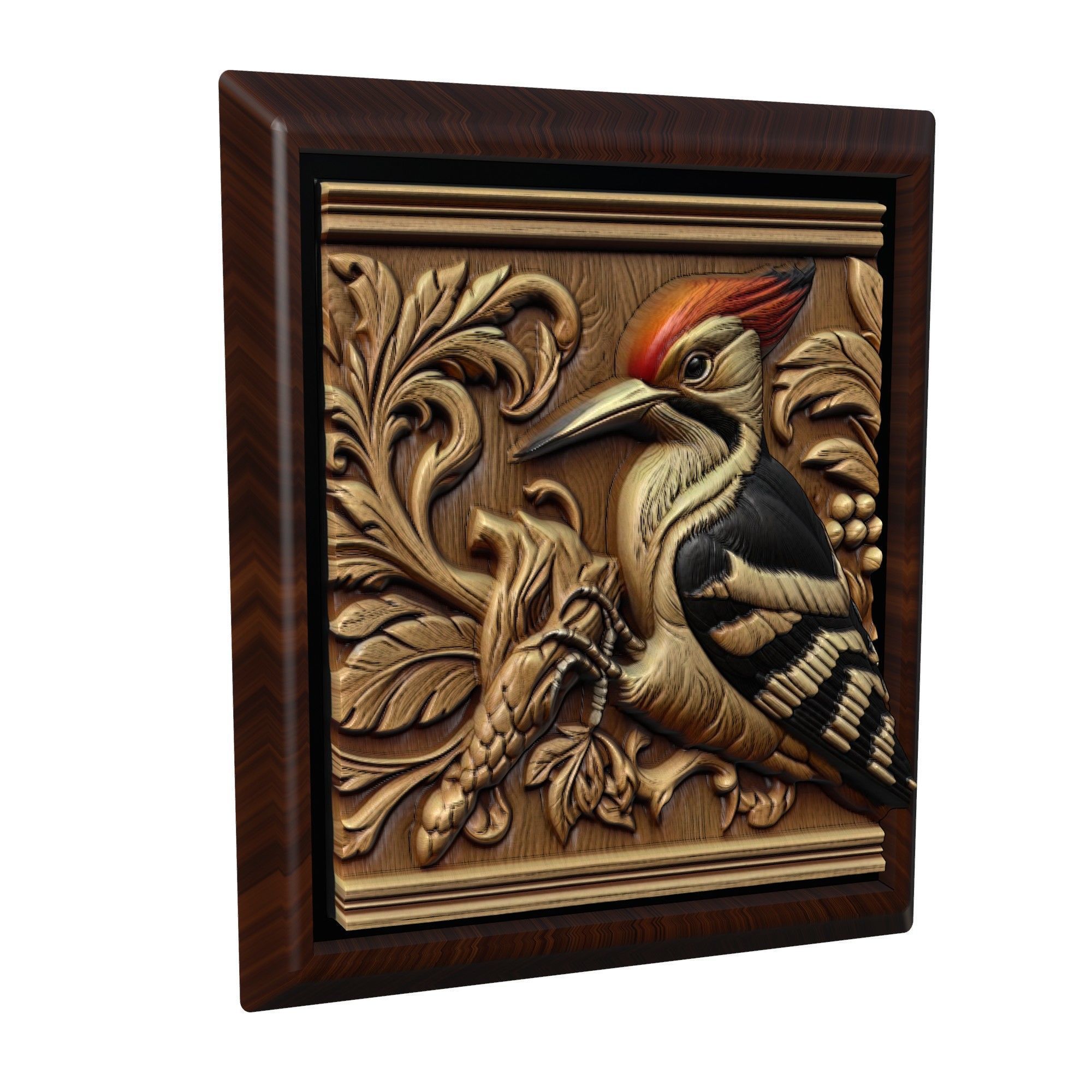 Woodpecker Animal 3D print model_1