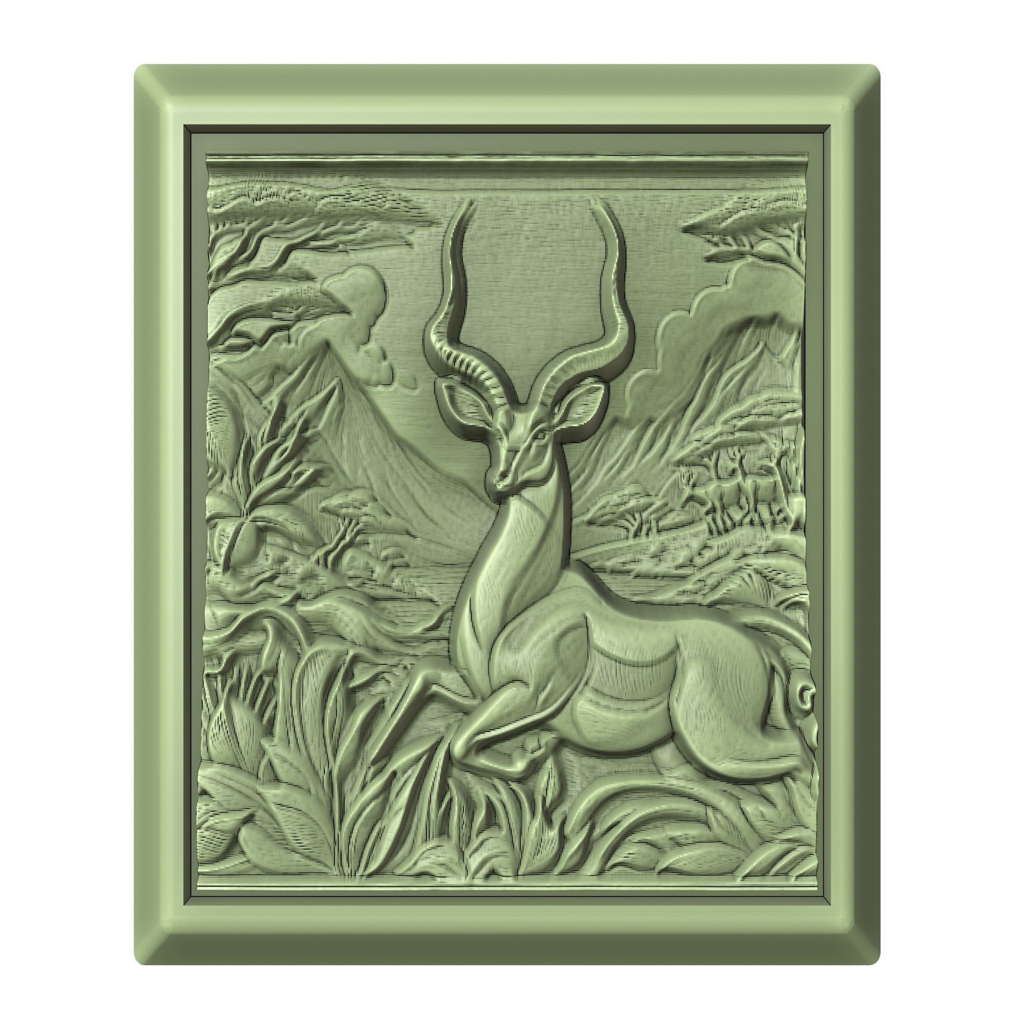 Antelope Animal 3D print model_2