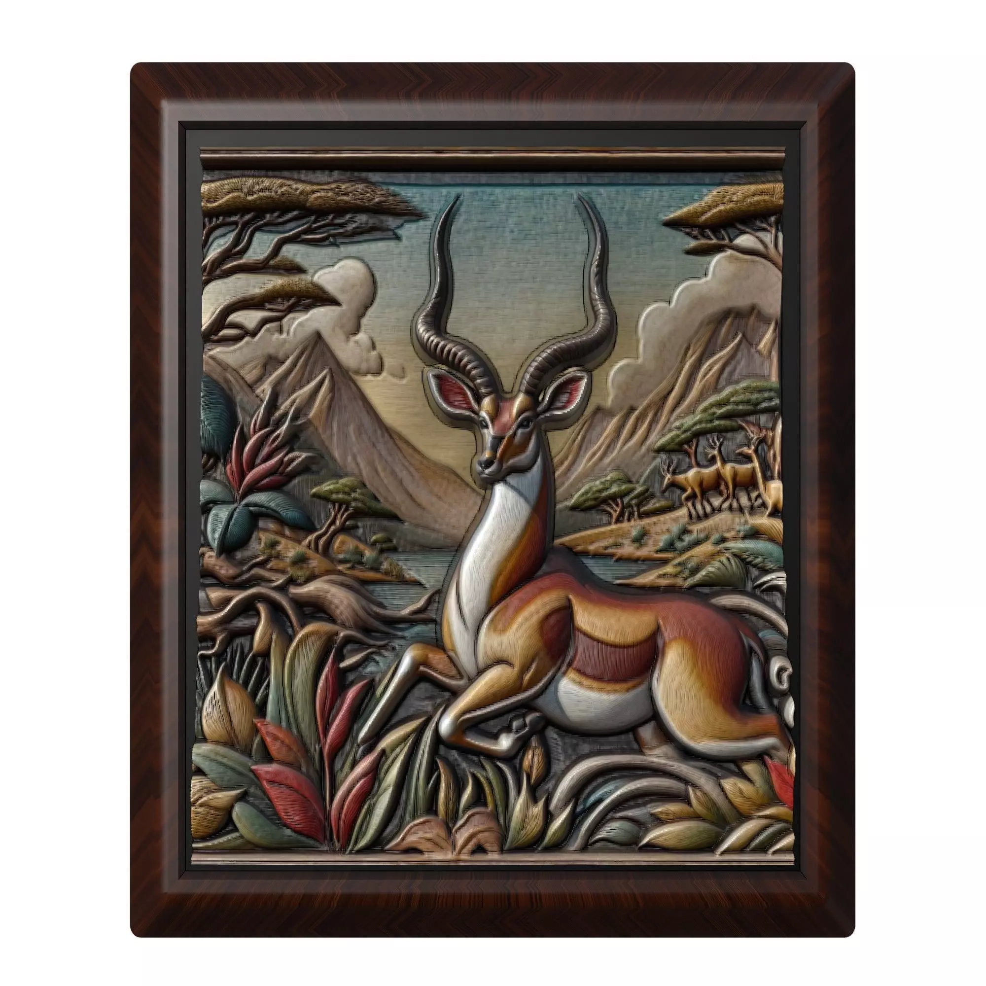 Antelope Animal 3D print model_0