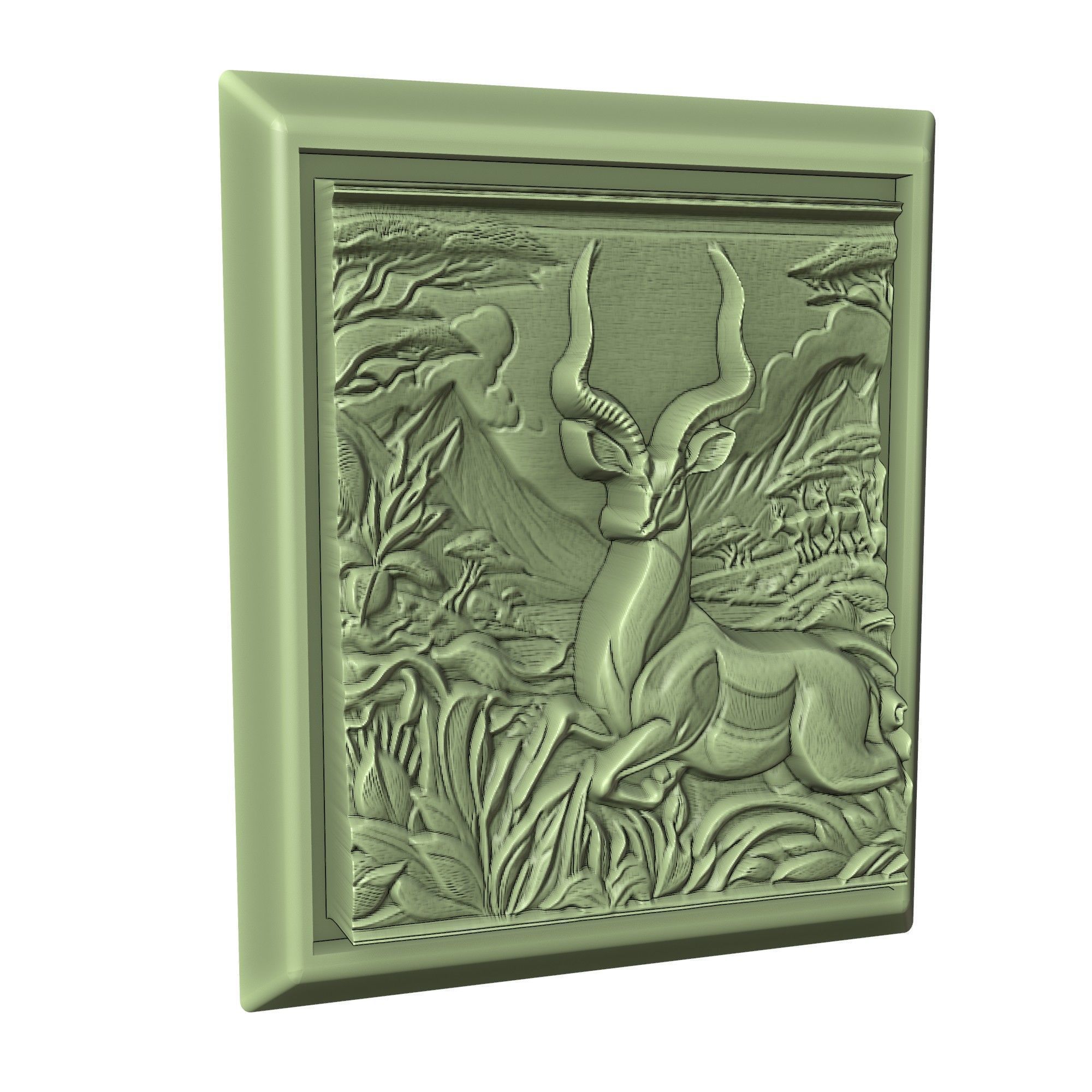 Antelope Animal 3D print model_3