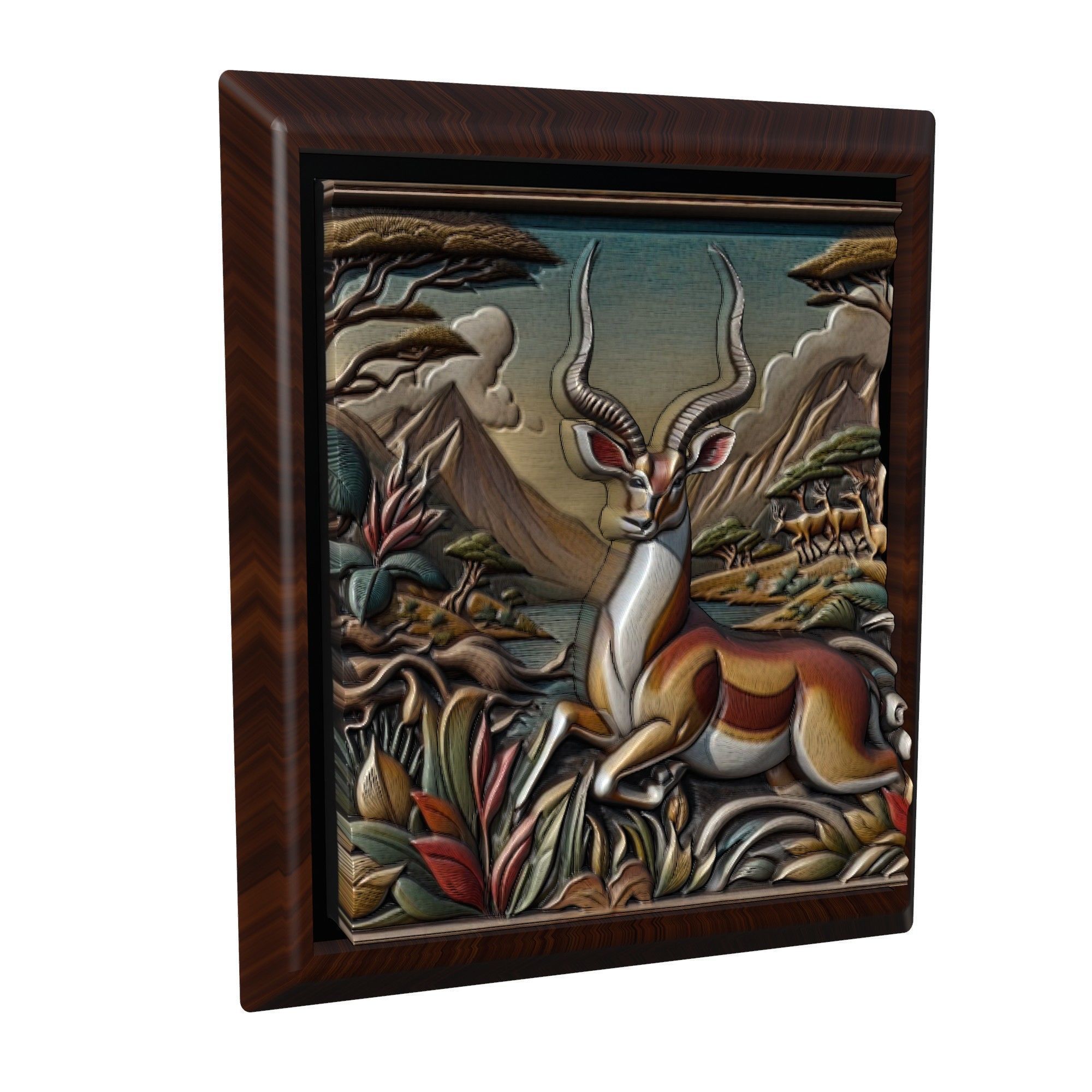 Antelope Animal 3D print model_1