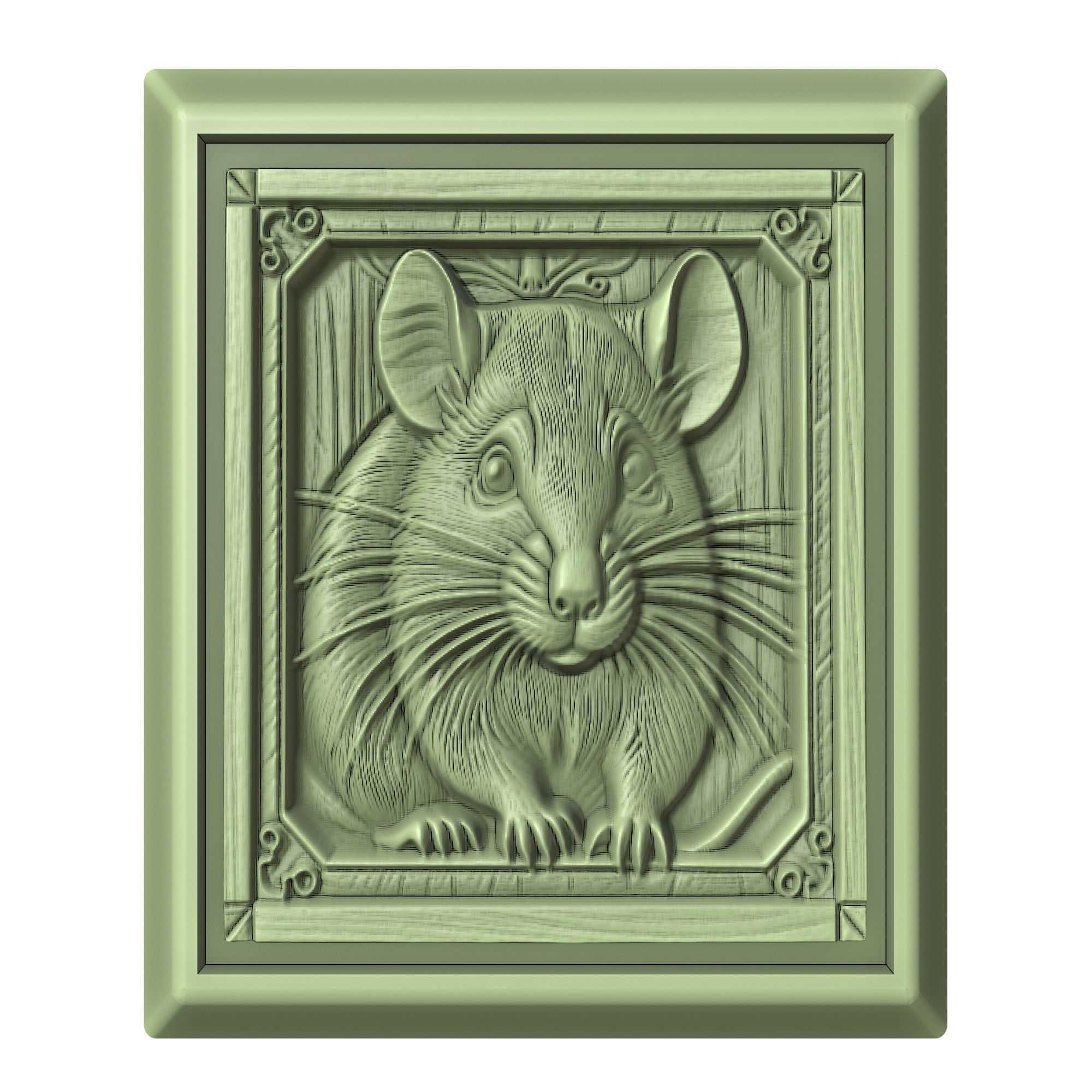Rat Animal 3D print model_2