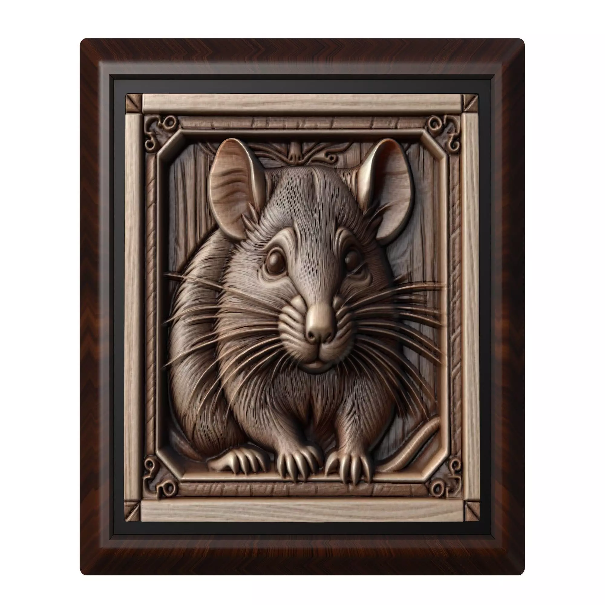 Rat Animal 3D print model_0