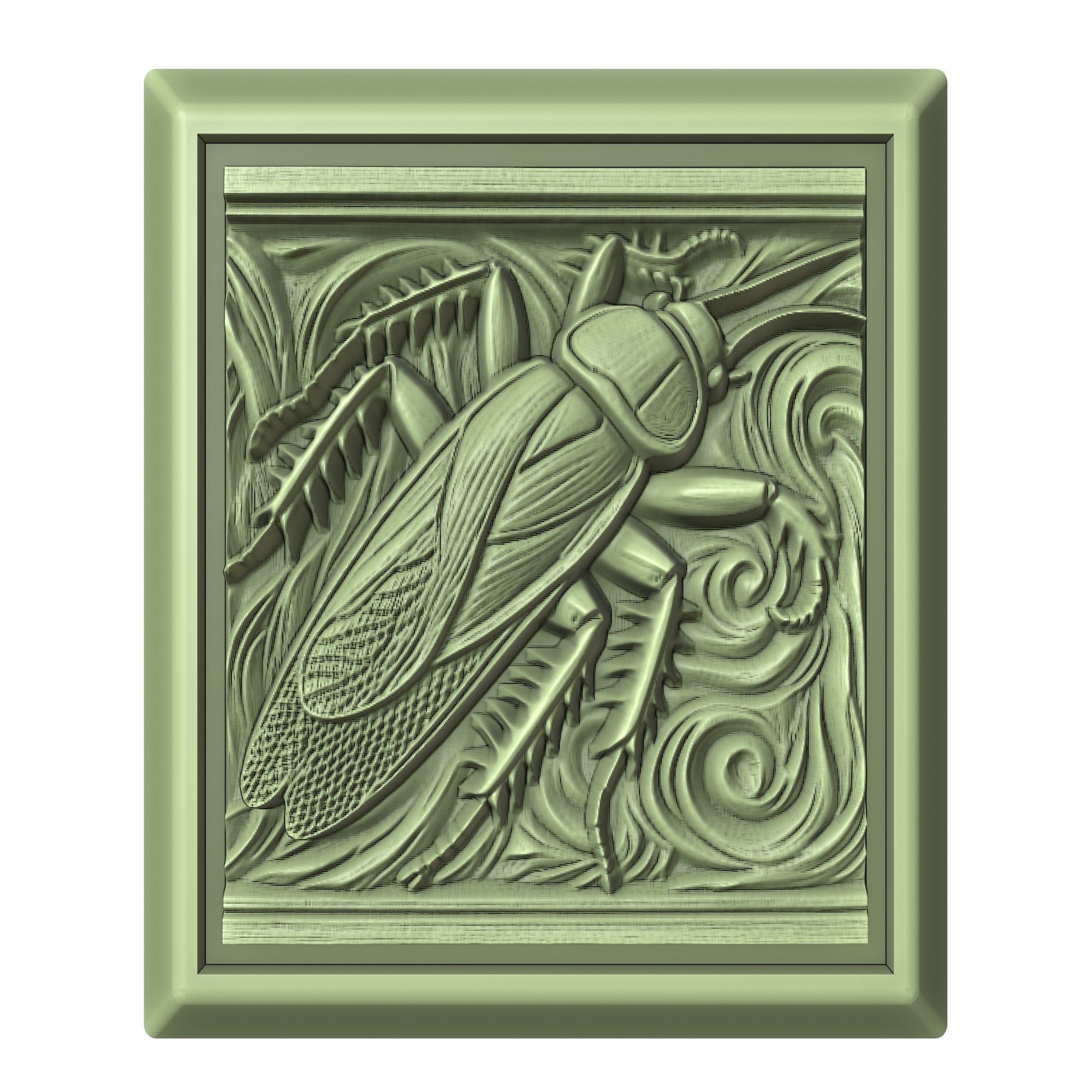 Cockroach Animal 3D print model_2