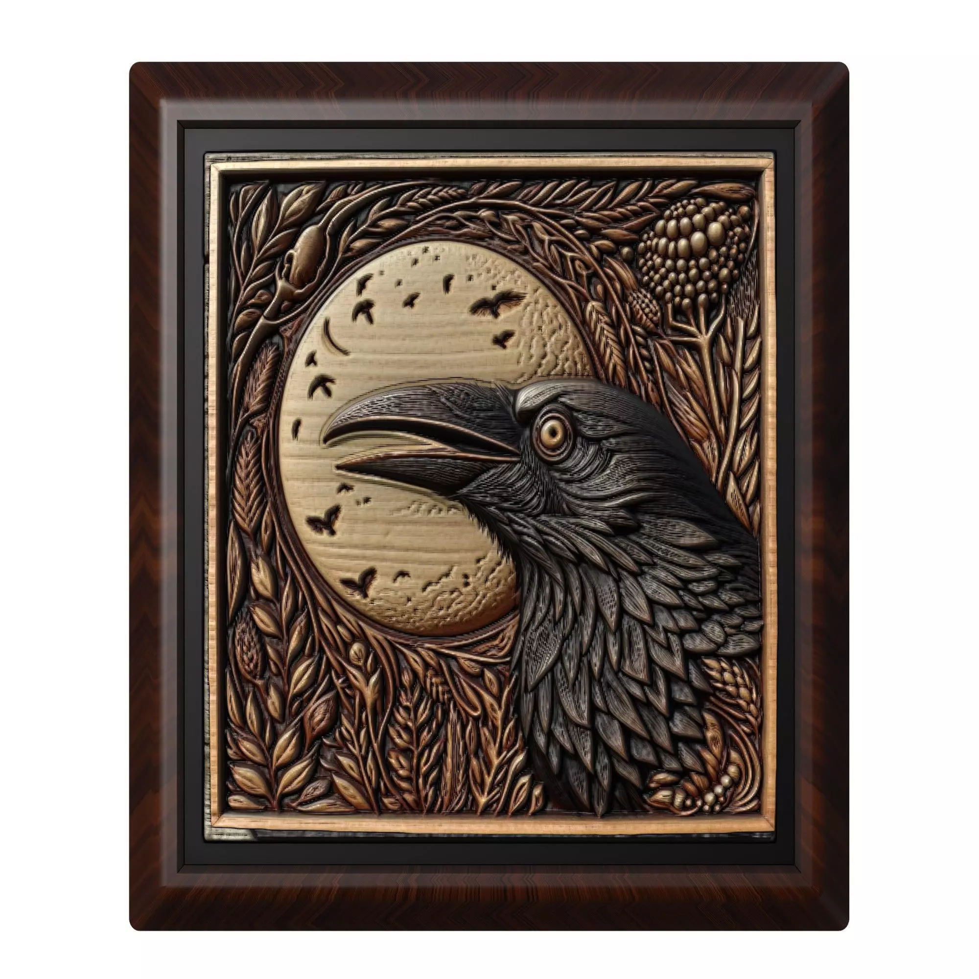 Crow Animal 3D print model_0