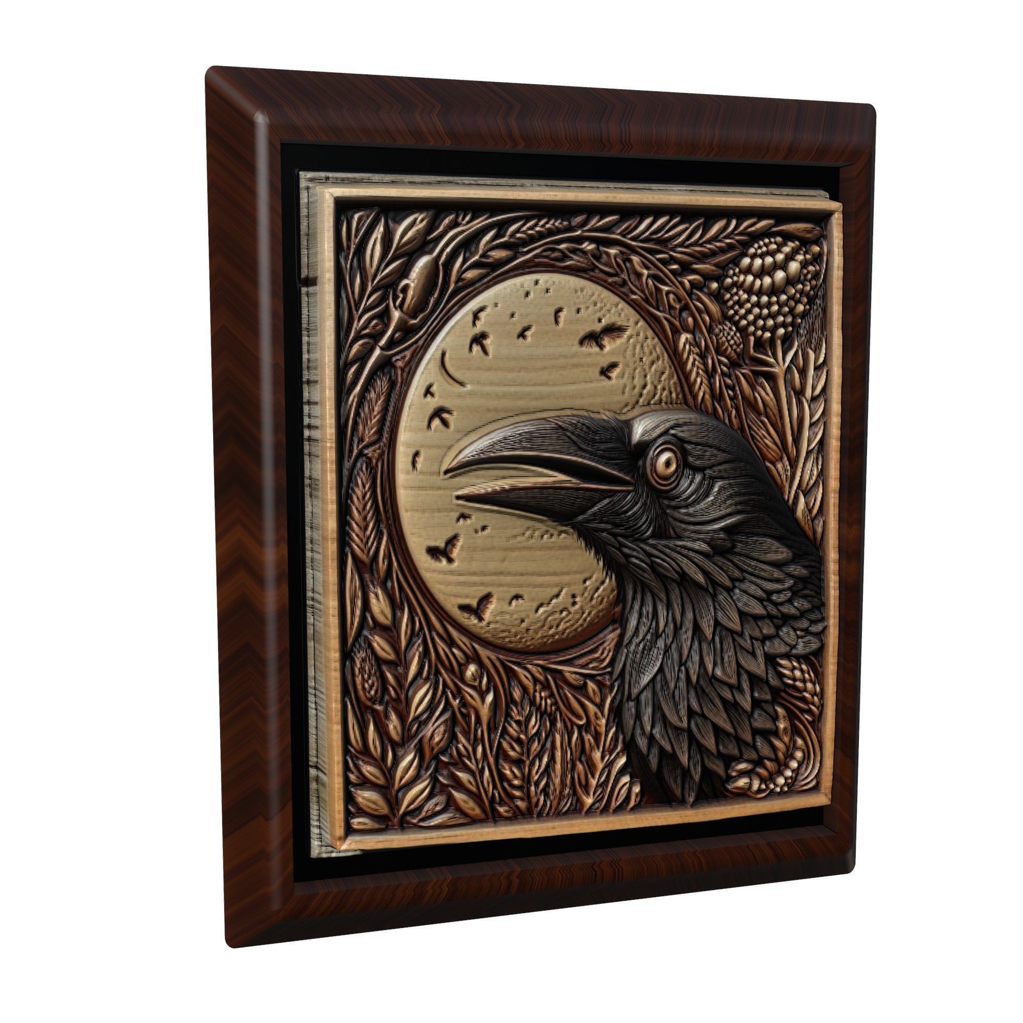 Crow Animal 3D print model_1