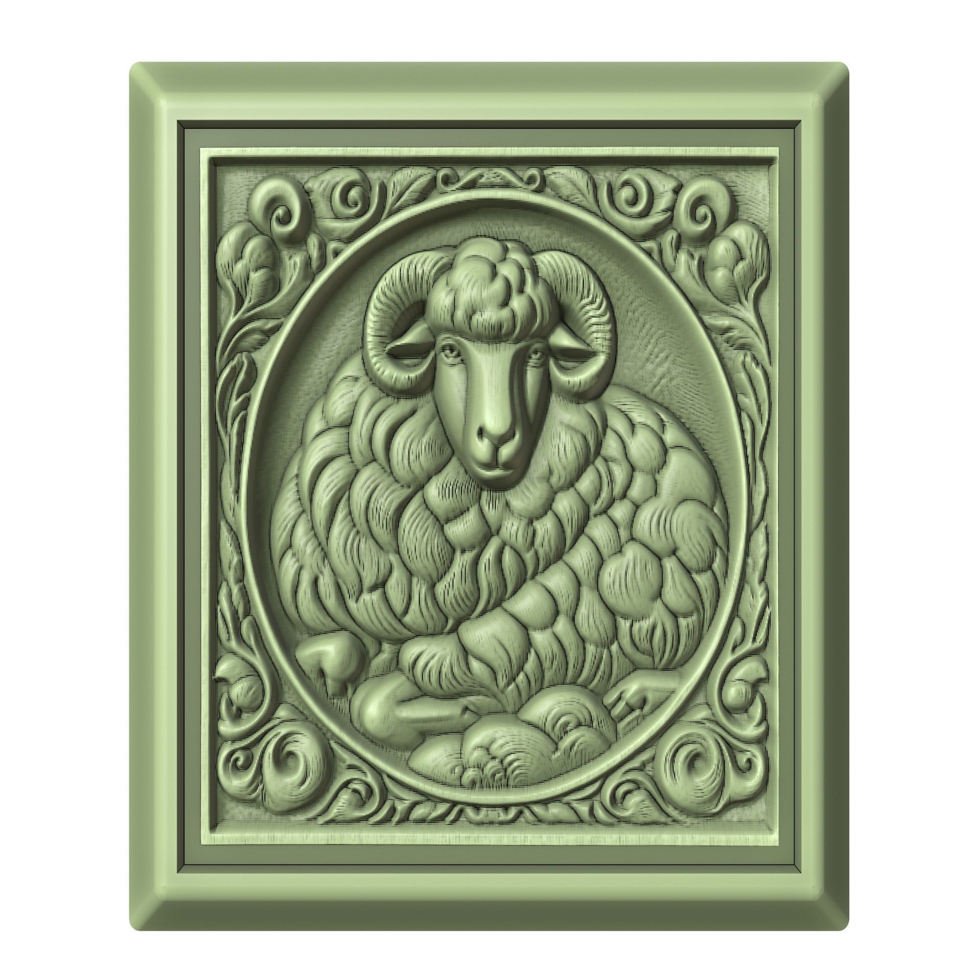 Sheep Animal 3D print model_2