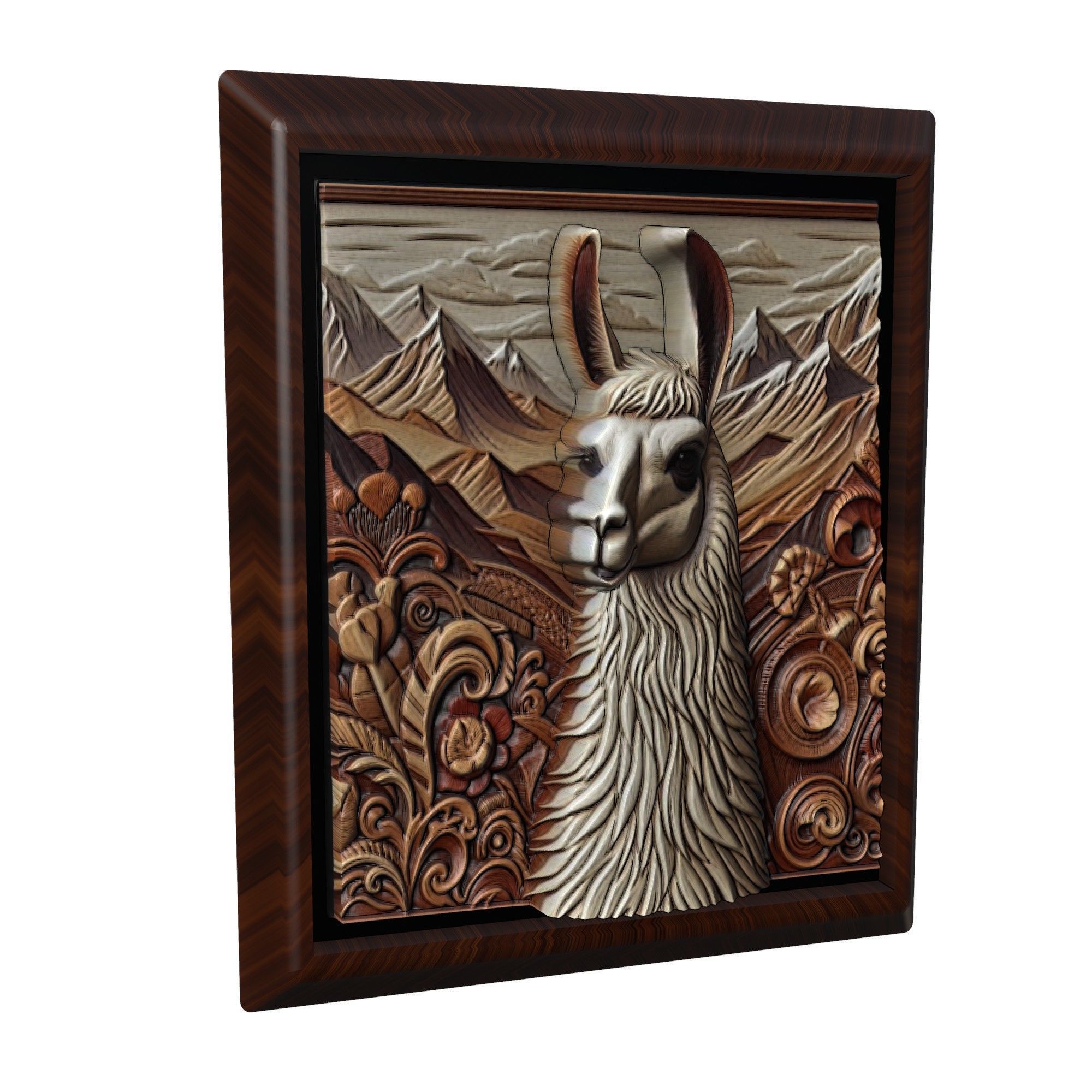 Llama Animal 3D print model_1