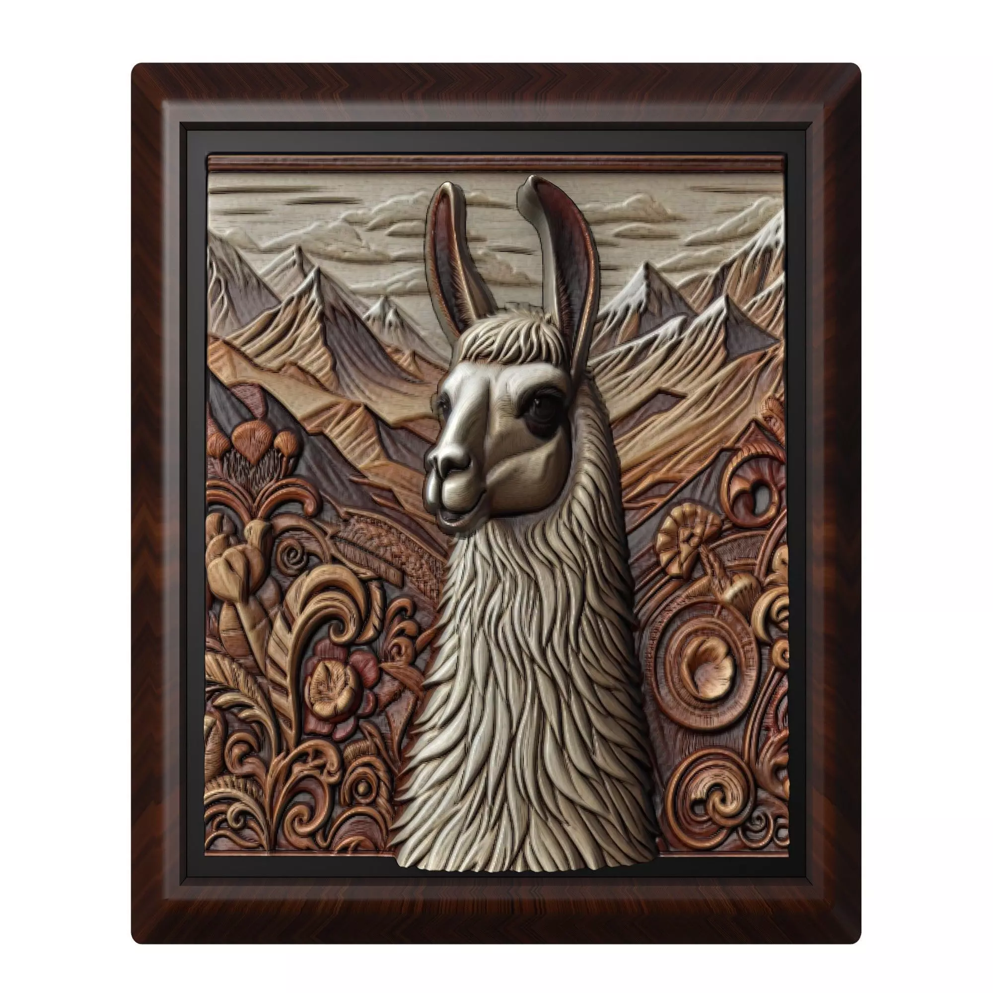 Llama Animal 3D print model_0