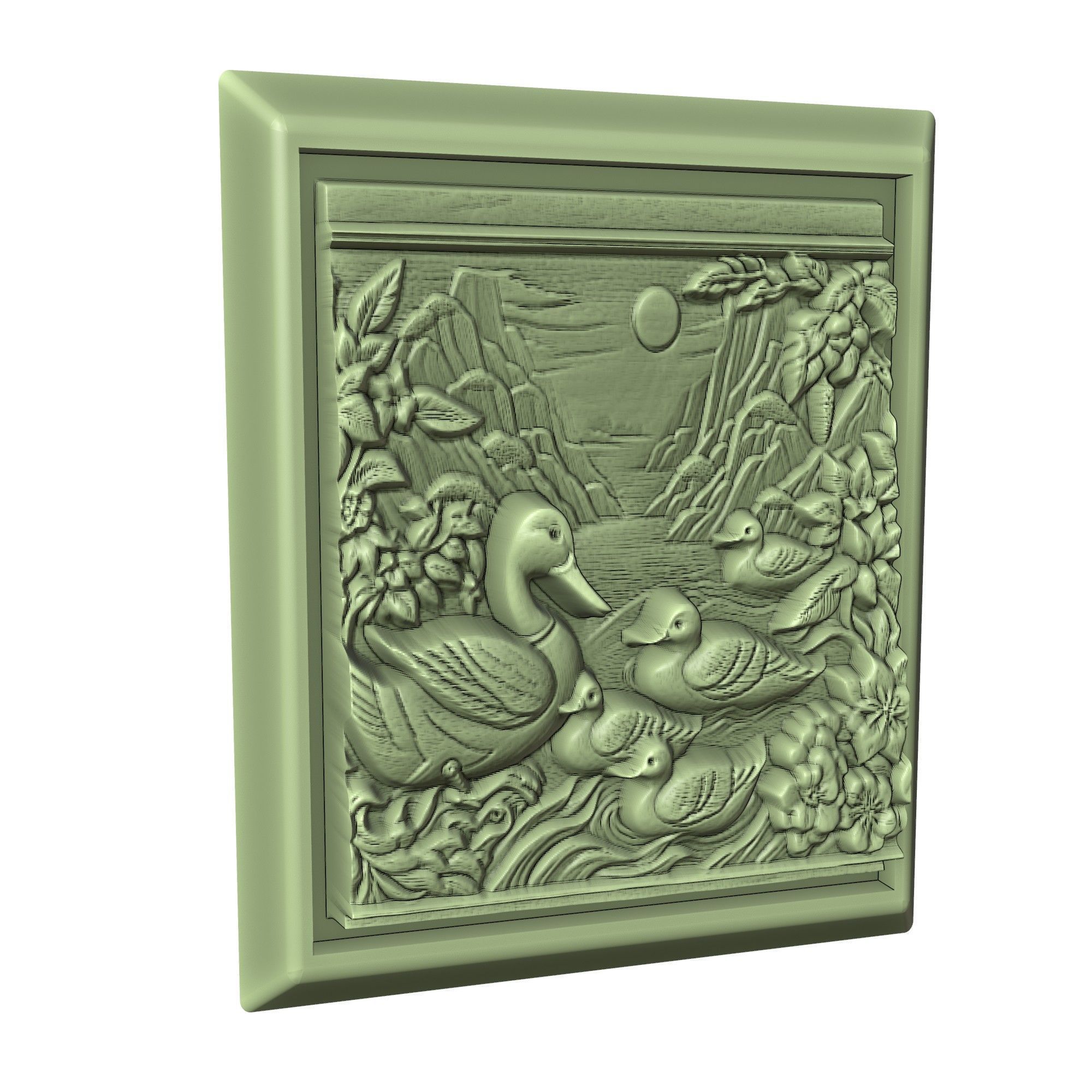 Duck Animal 3D print model_3