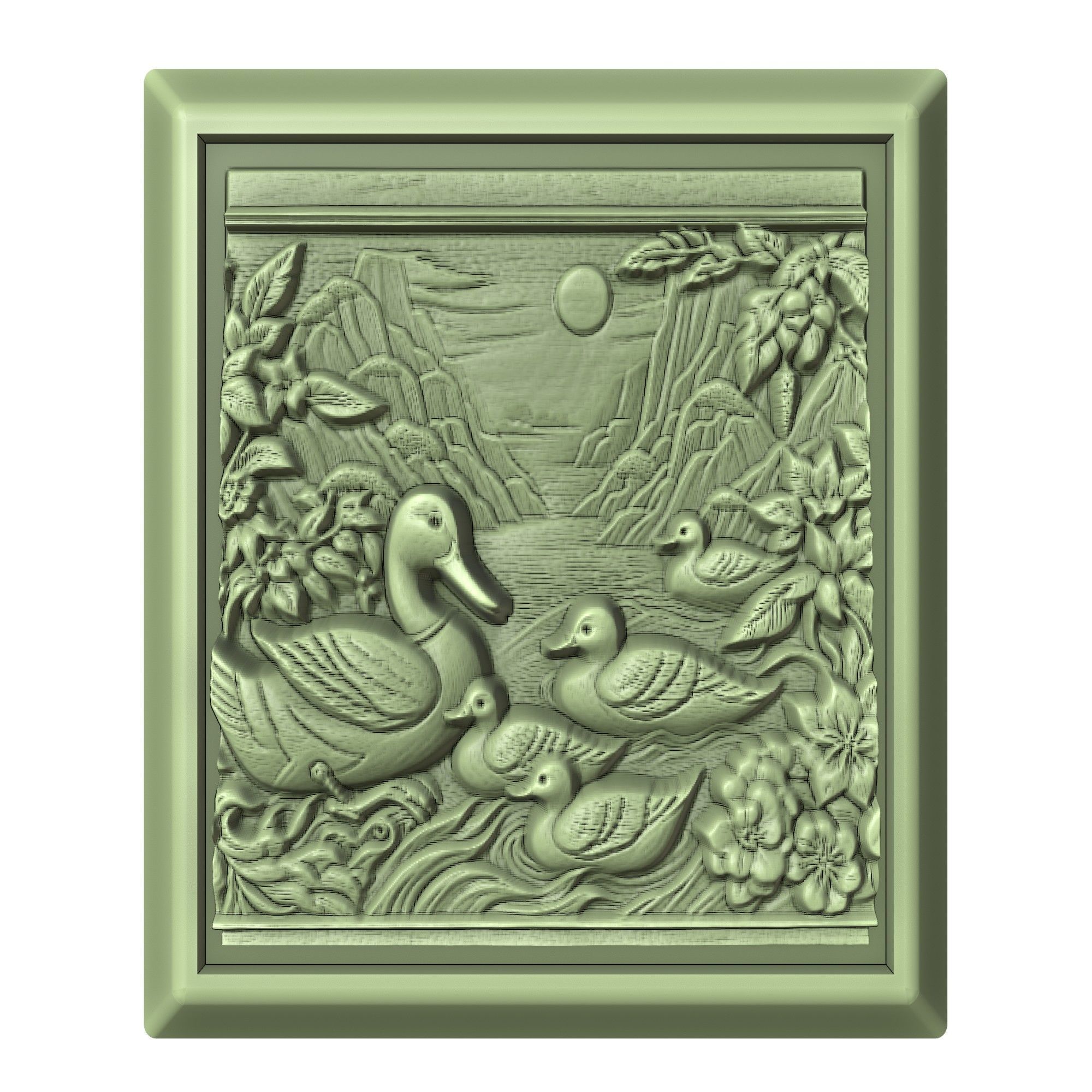 Duck Animal 3D print model_2