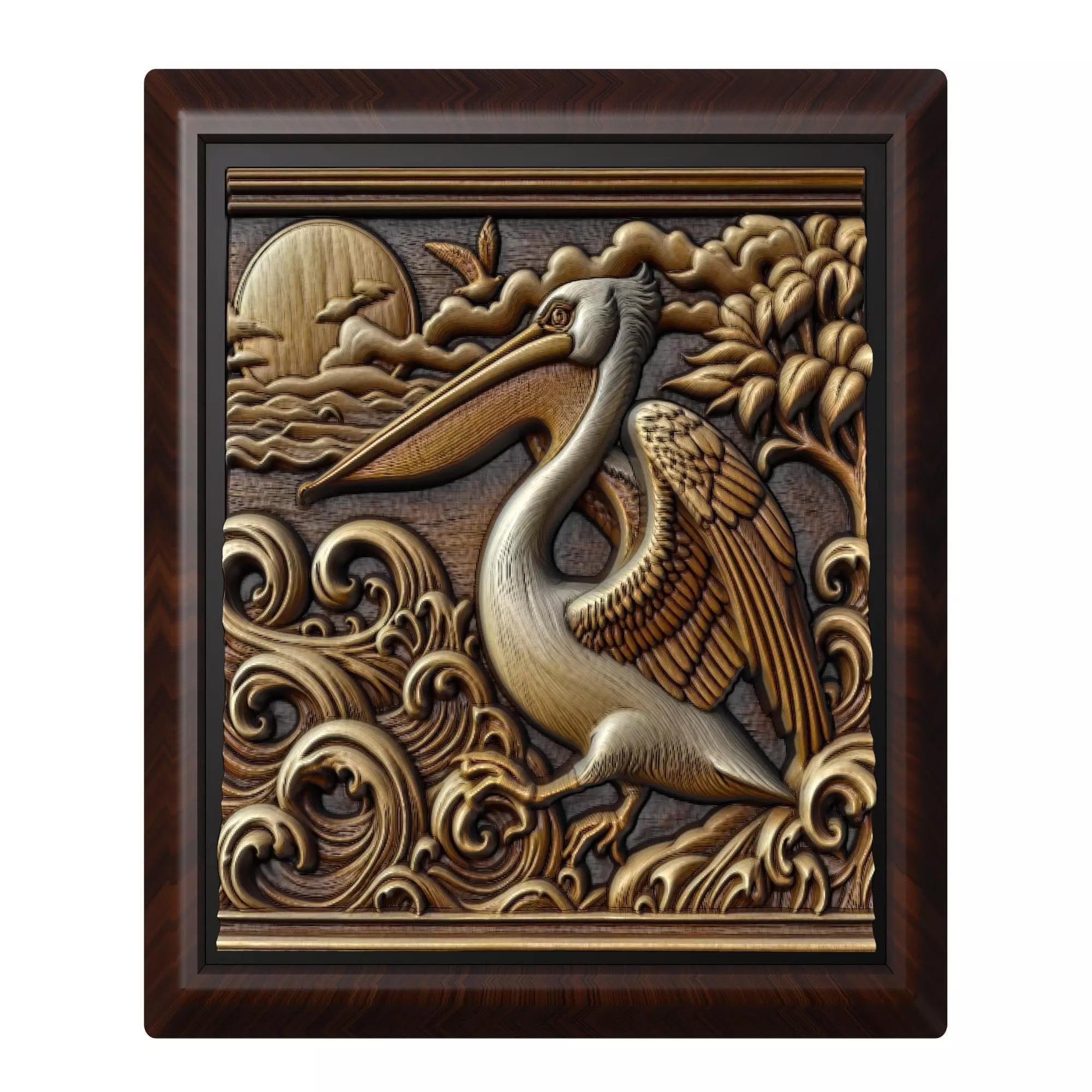 Pelican Animal 3D print model_0