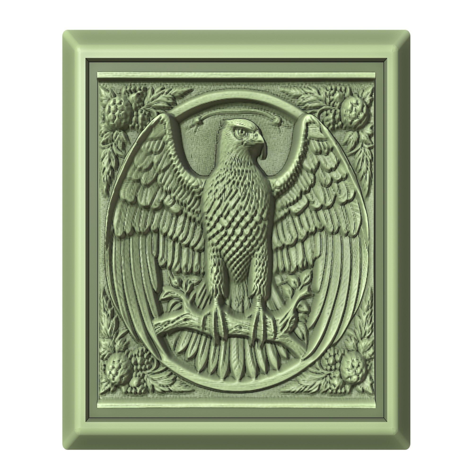 Hawk Animal 3D print model_2