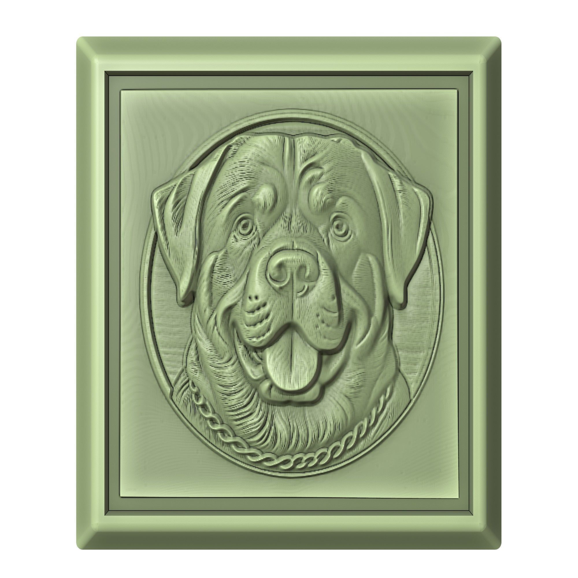 Dog Rottweiler Animal 3D print model_2