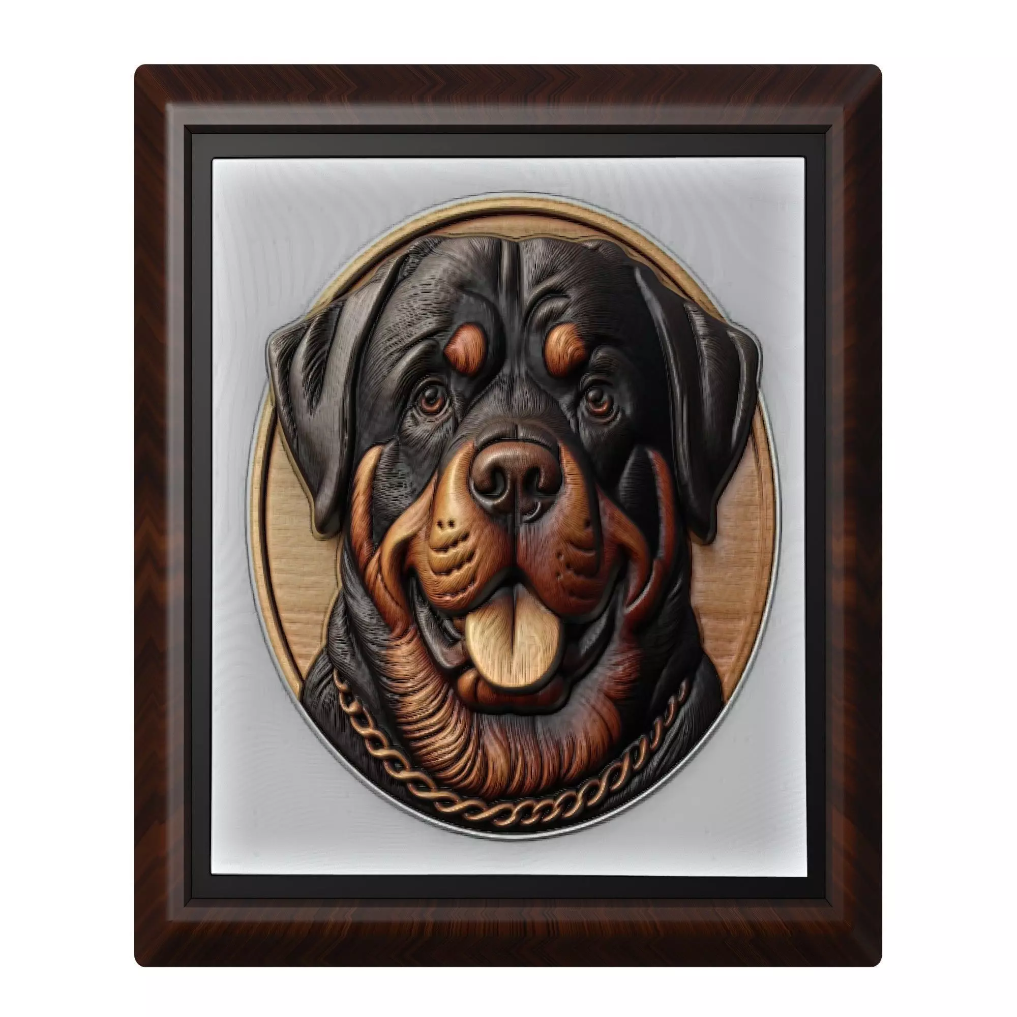 Dog Rottweiler Animal 3D print model_0