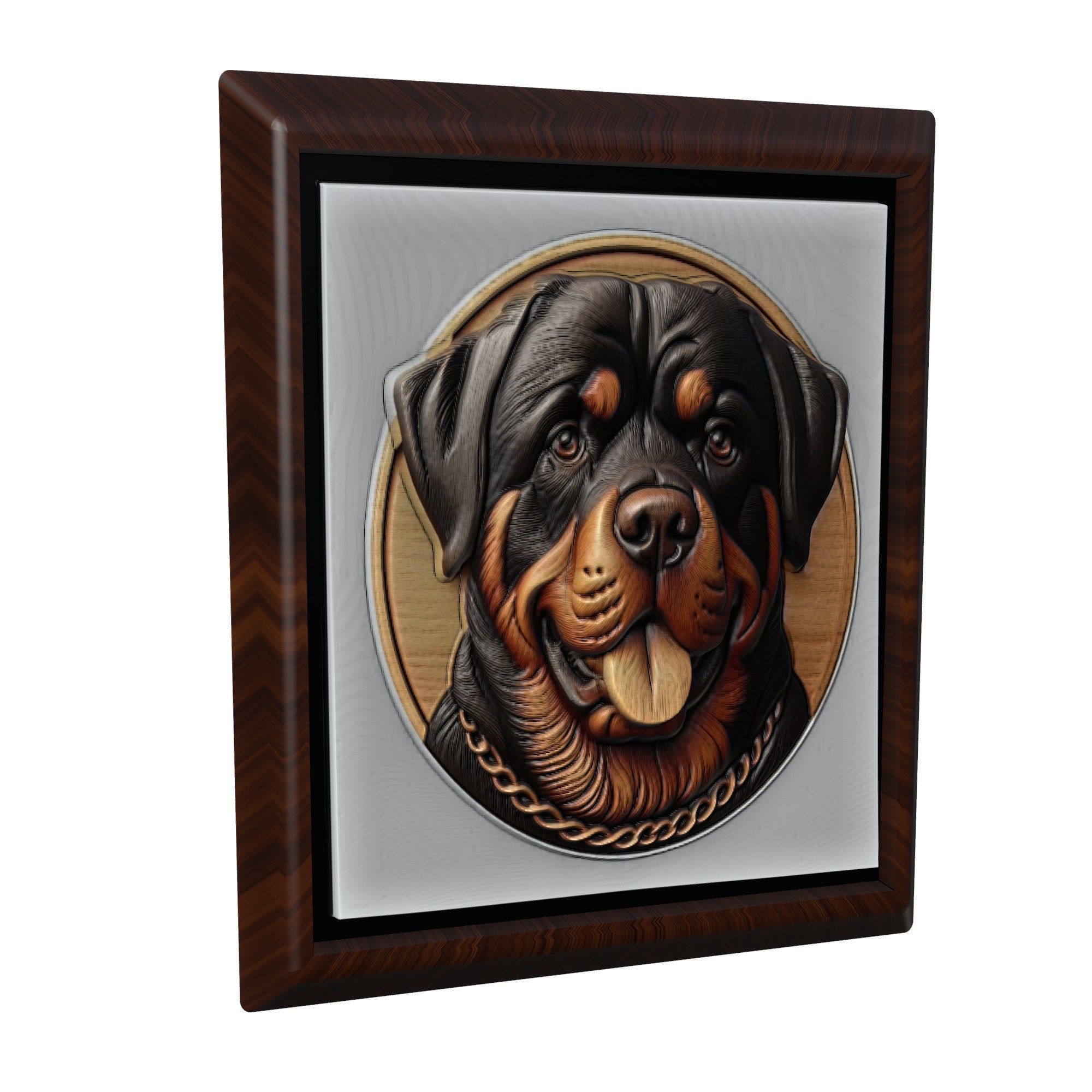 Dog Rottweiler Animal 3D print model_1