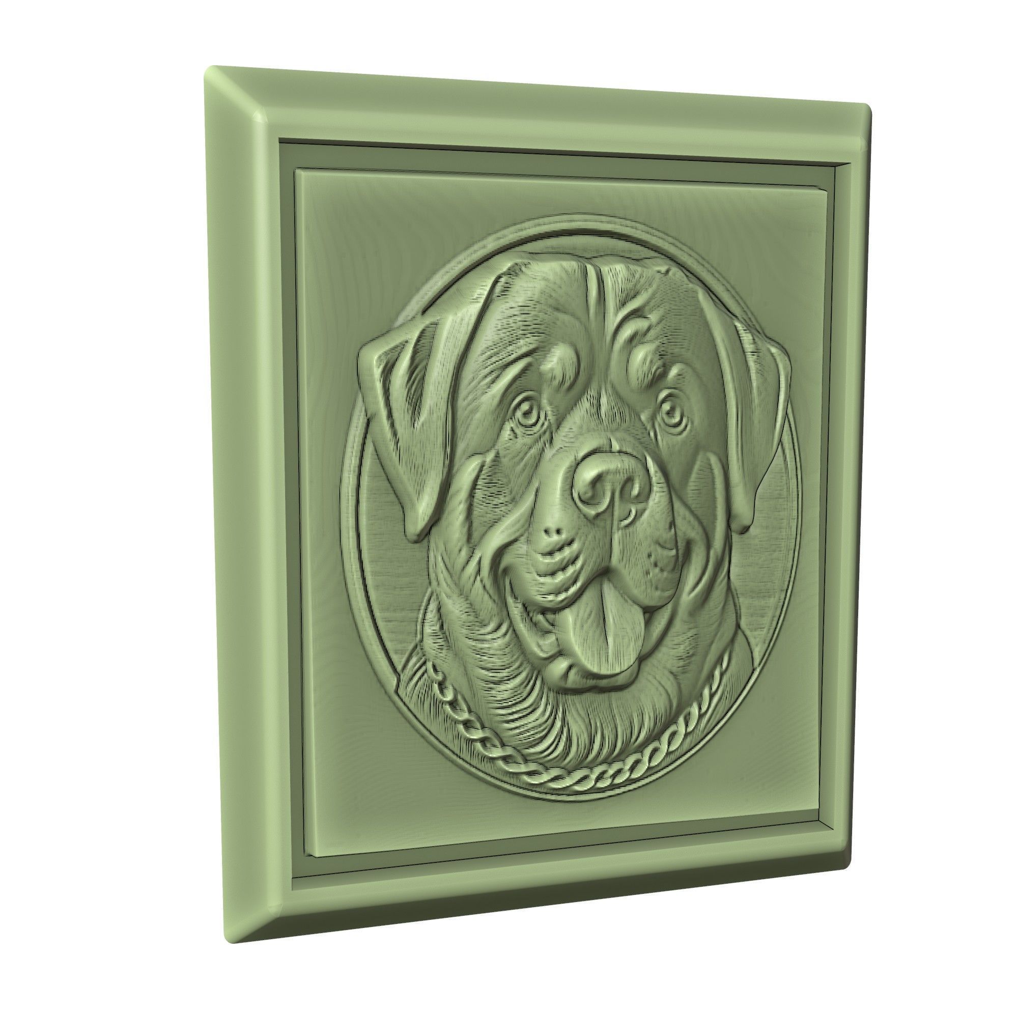 Dog Rottweiler Animal 3D print model_3