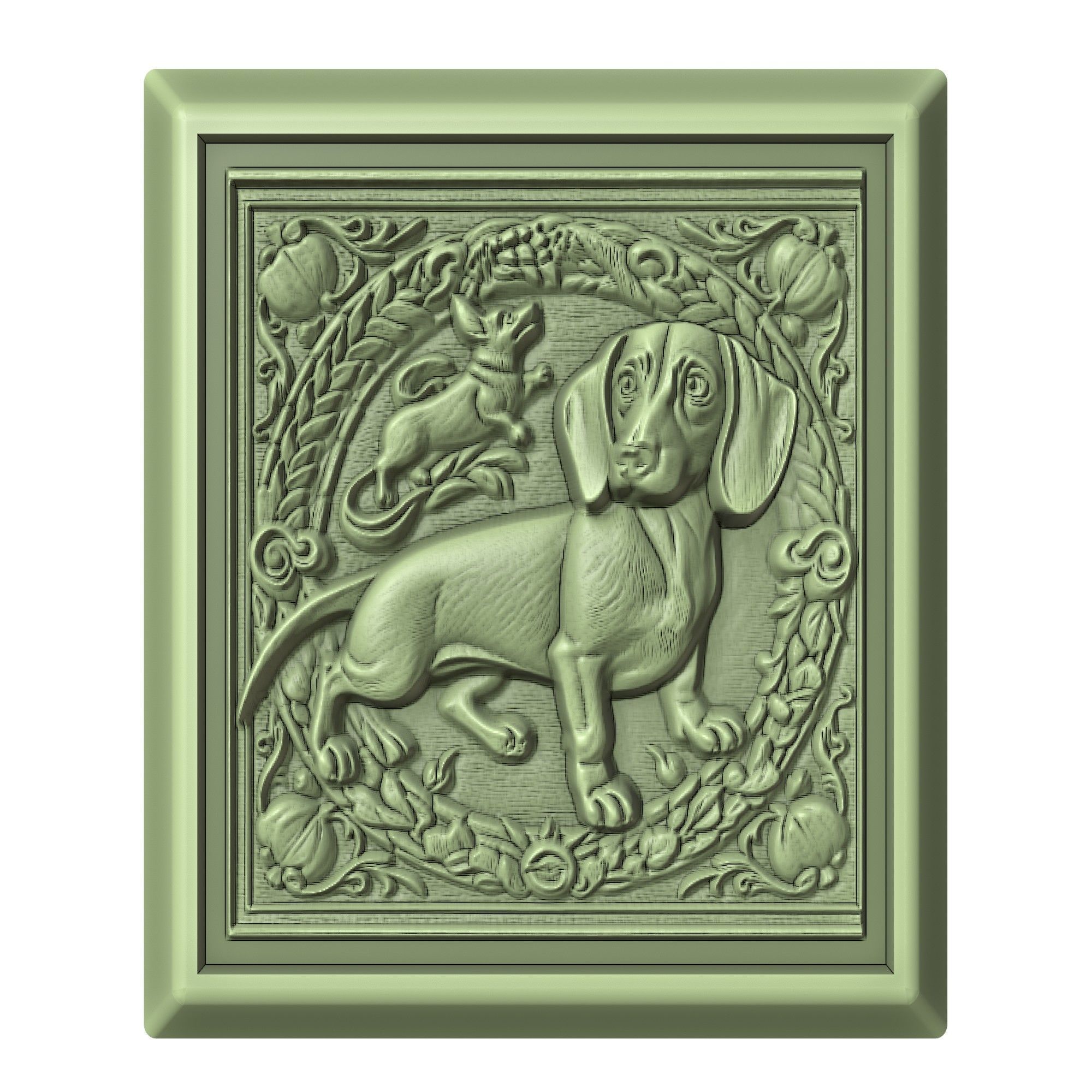 Dog Dachshund Animal 3D print model_2