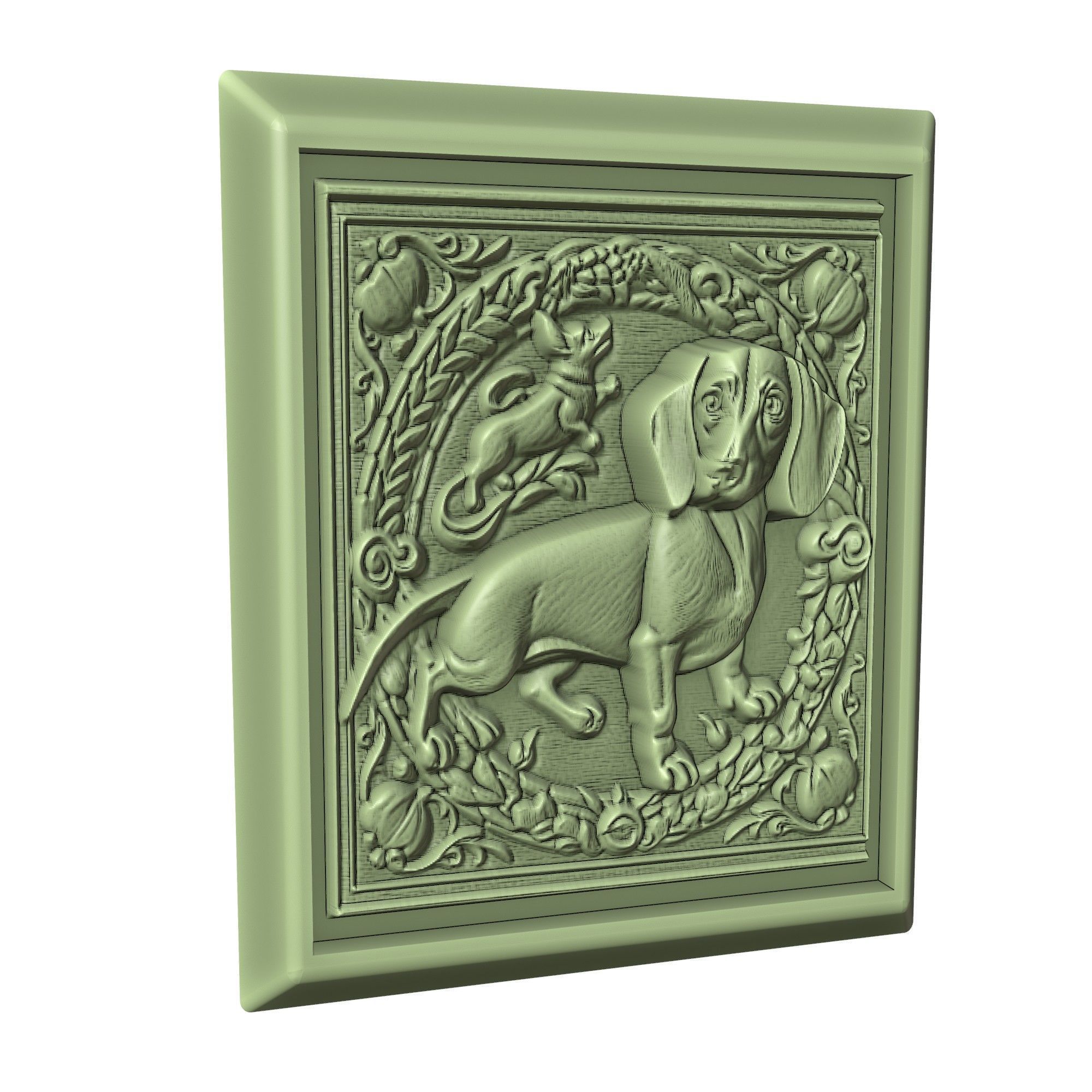 Dog Dachshund Animal 3D print model_3