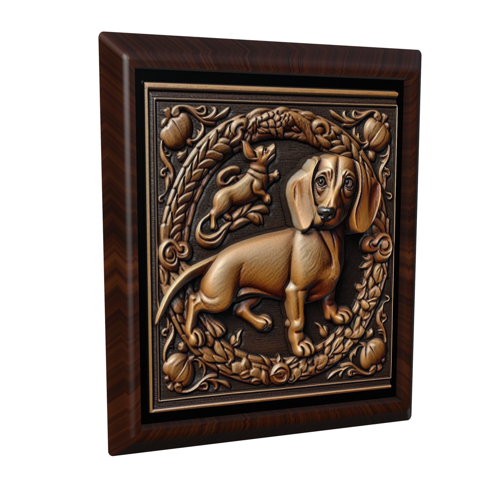 Dog Dachshund Animal 3D print model_1