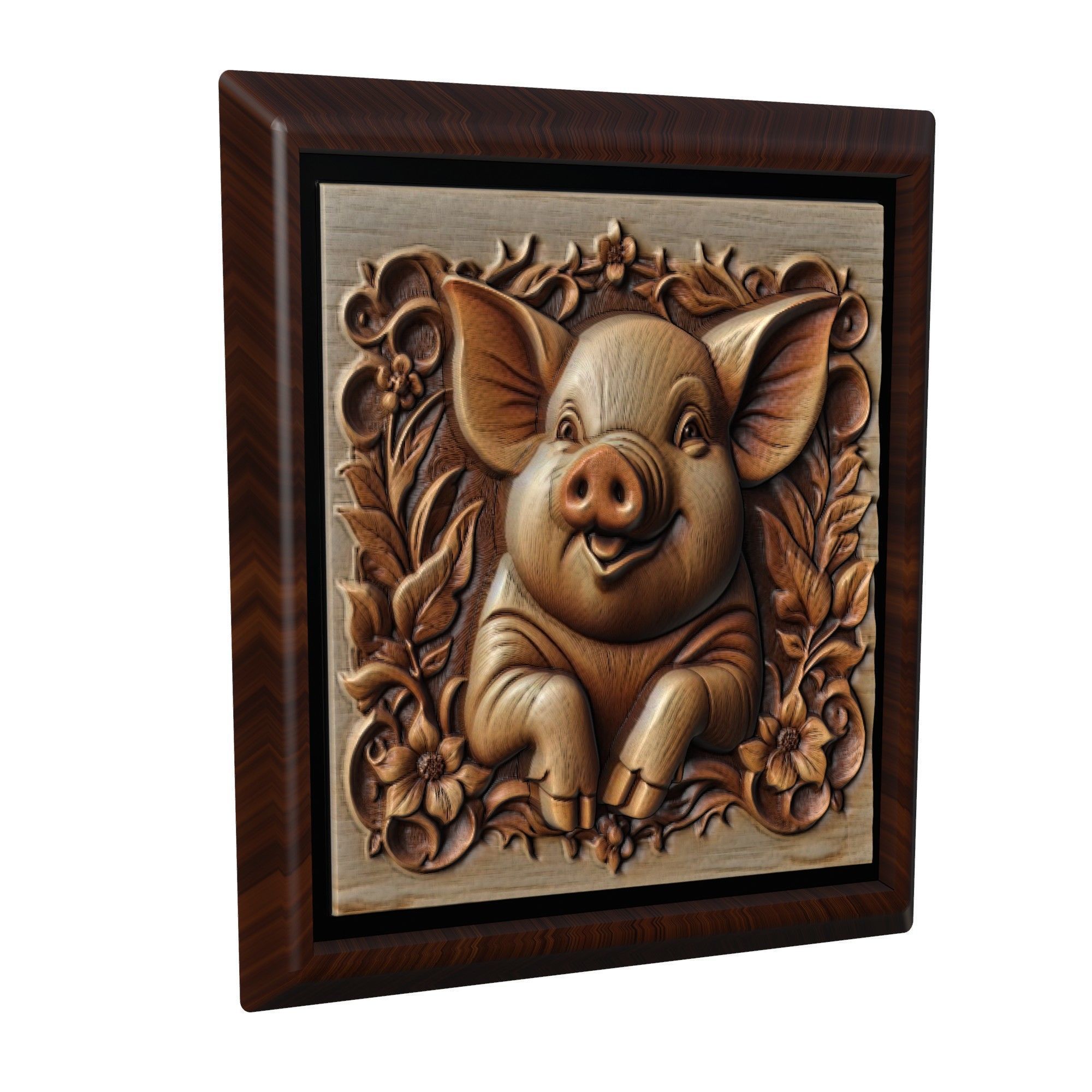 Pig Animal 3D print model_1