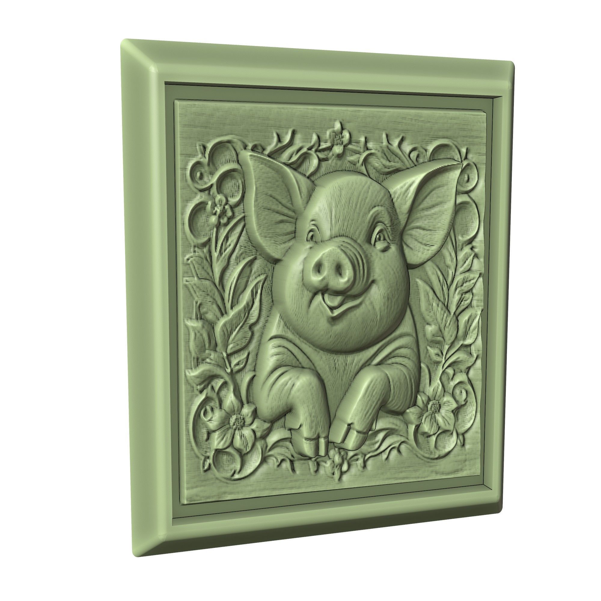Pig Animal 3D print model_3