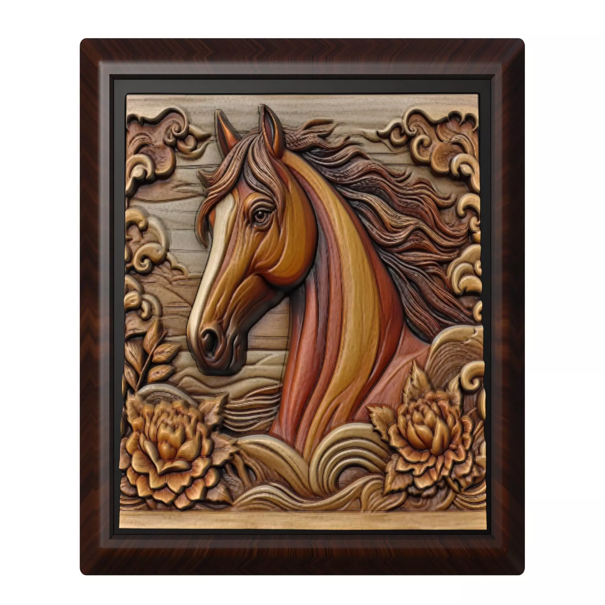 Horse Animal 3D print model_0