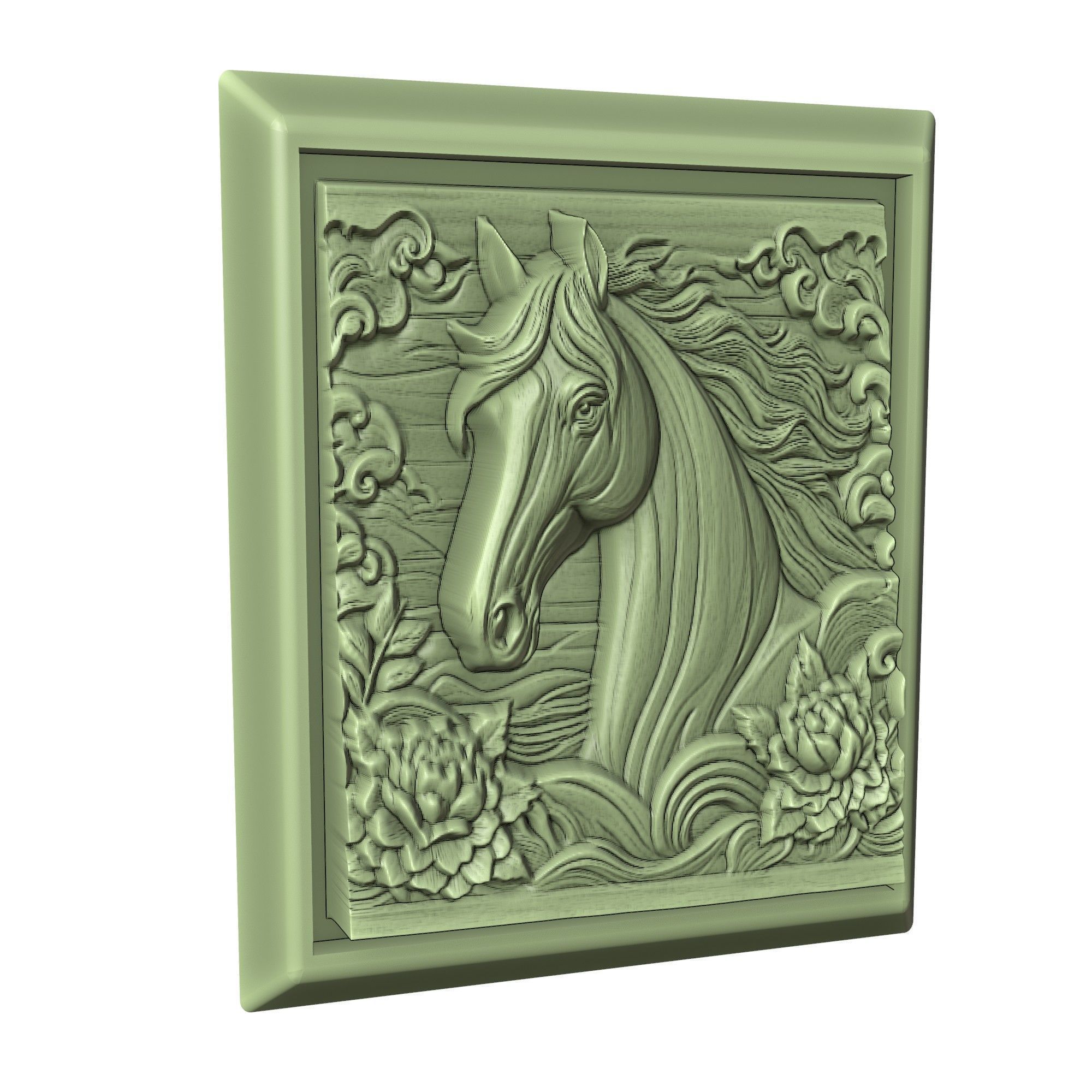 Horse Animal 3D print model_3