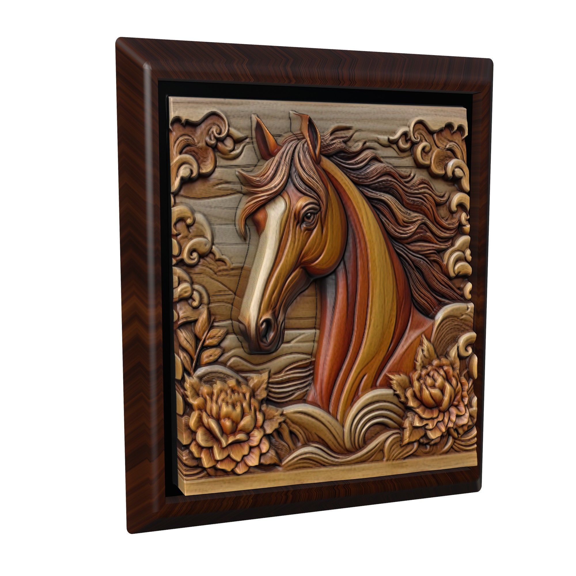 Horse Animal 3D print model_1