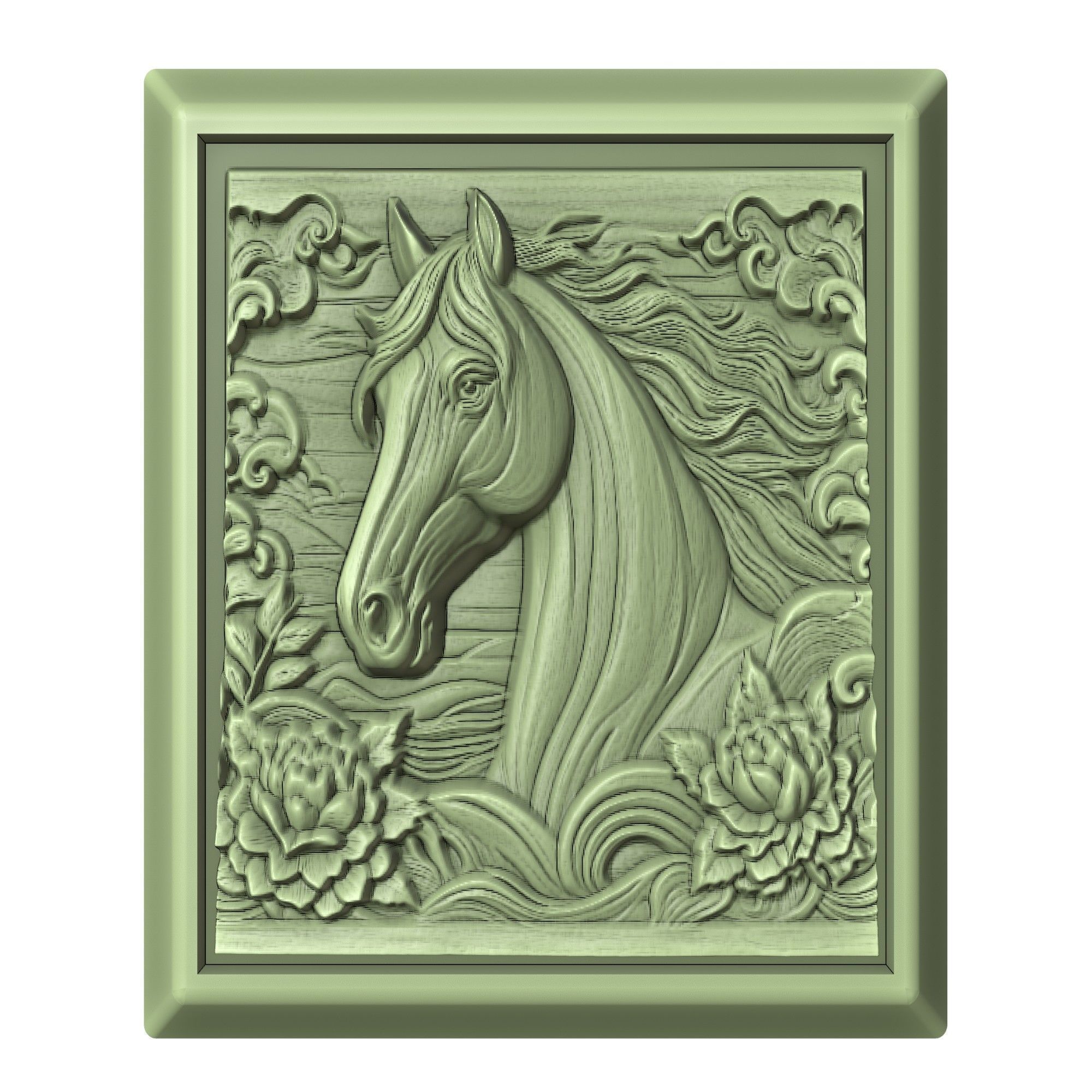 Horse Animal 3D print model_2