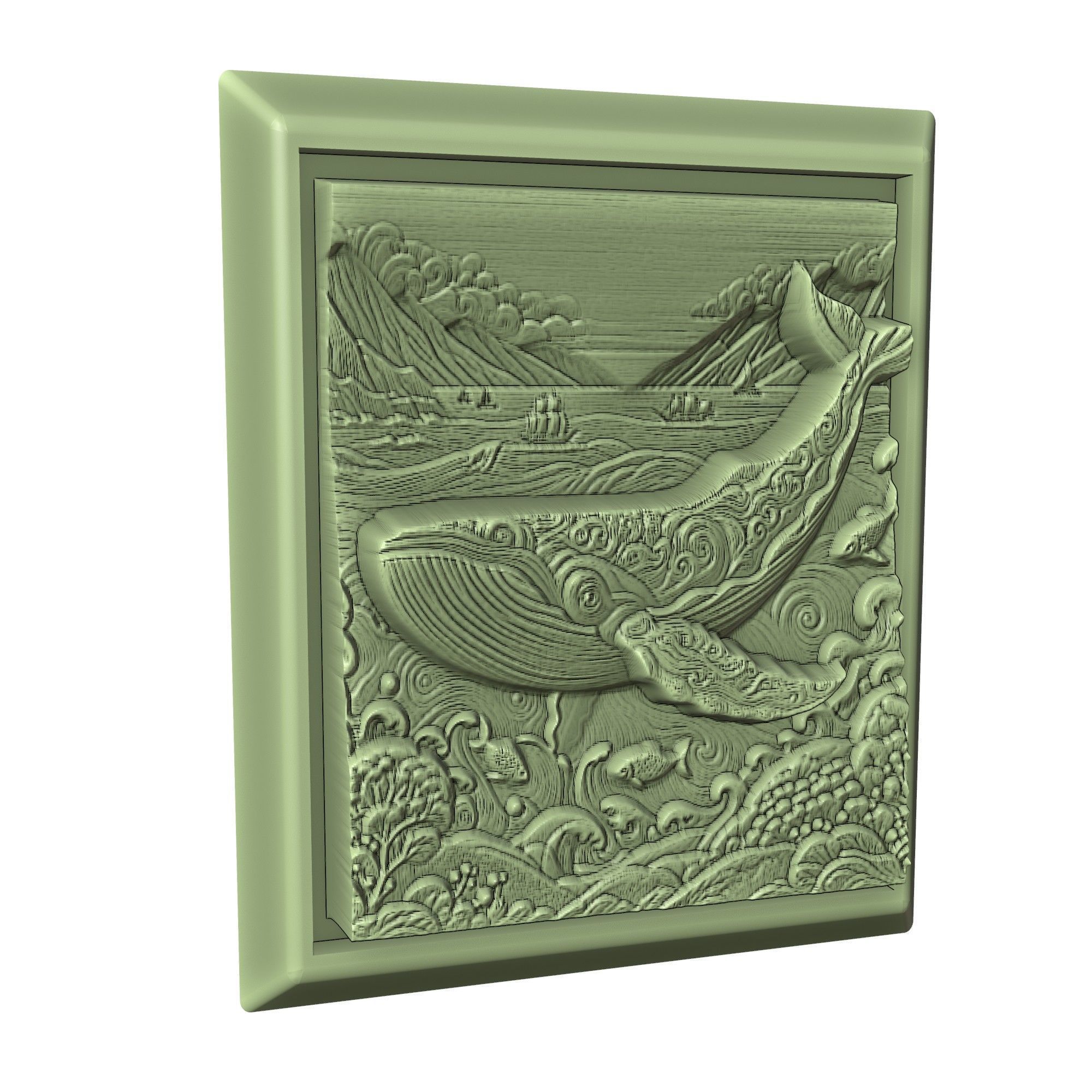 Whale Animal 3D print model_3