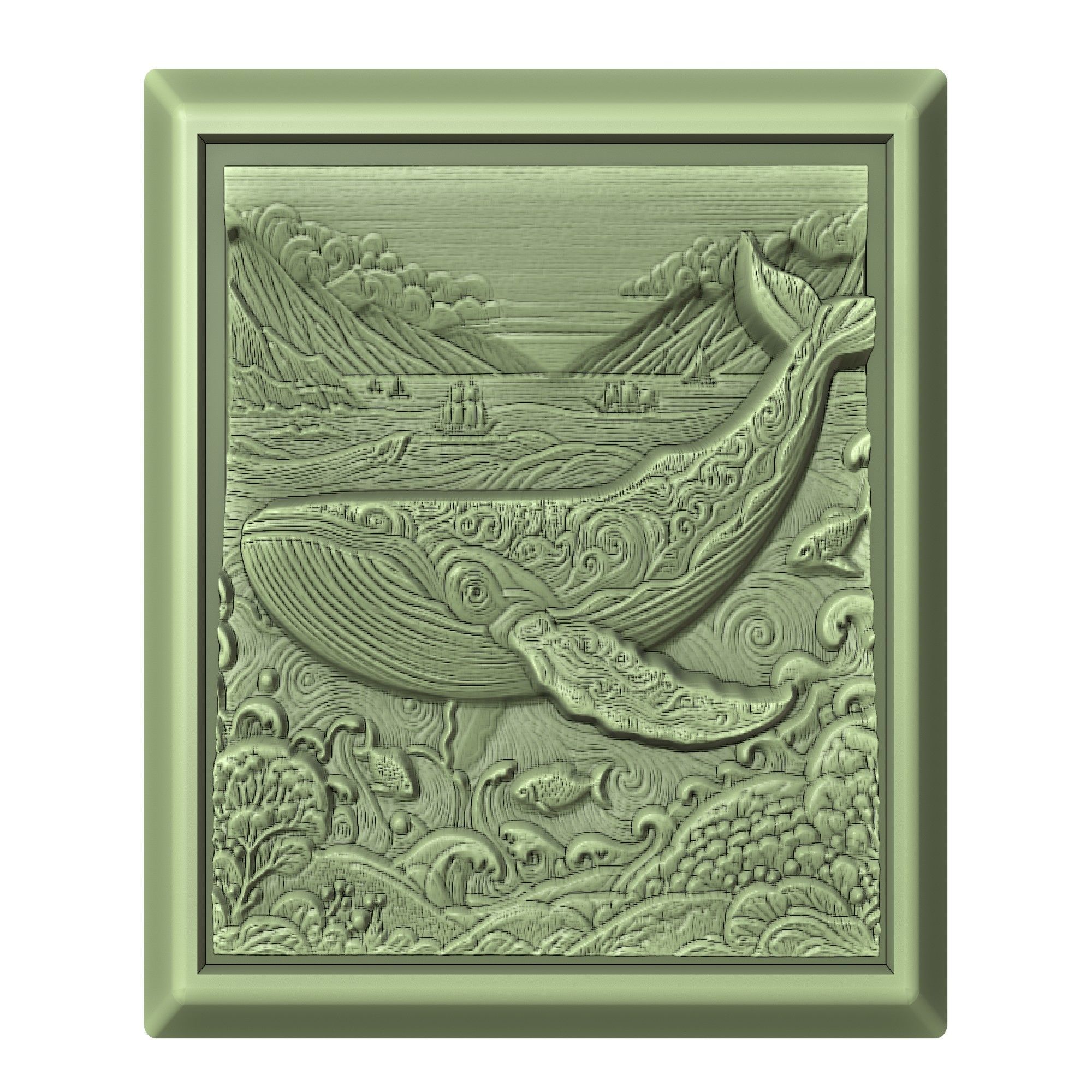 Whale Animal 3D print model_2