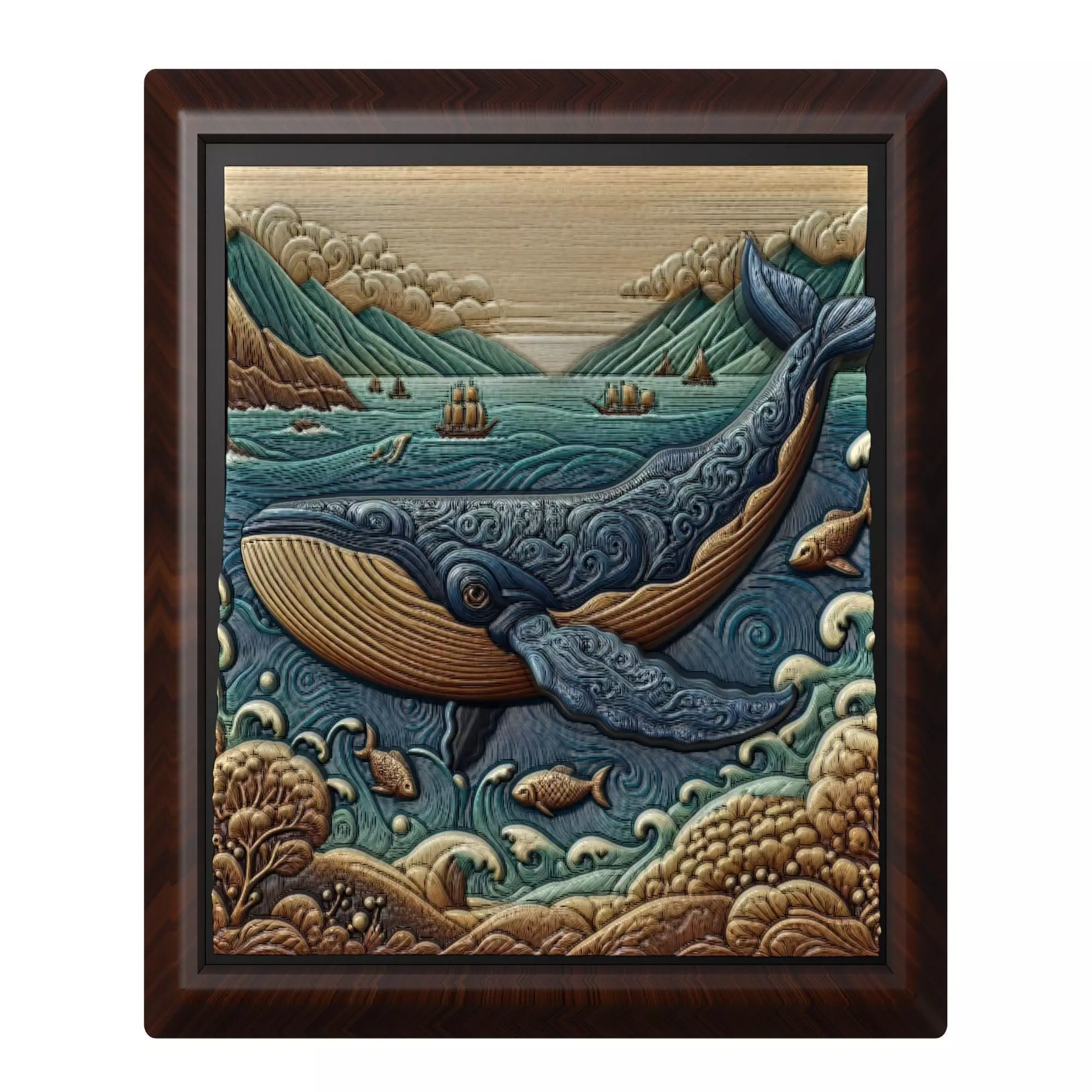 Whale Animal 3D print model_0