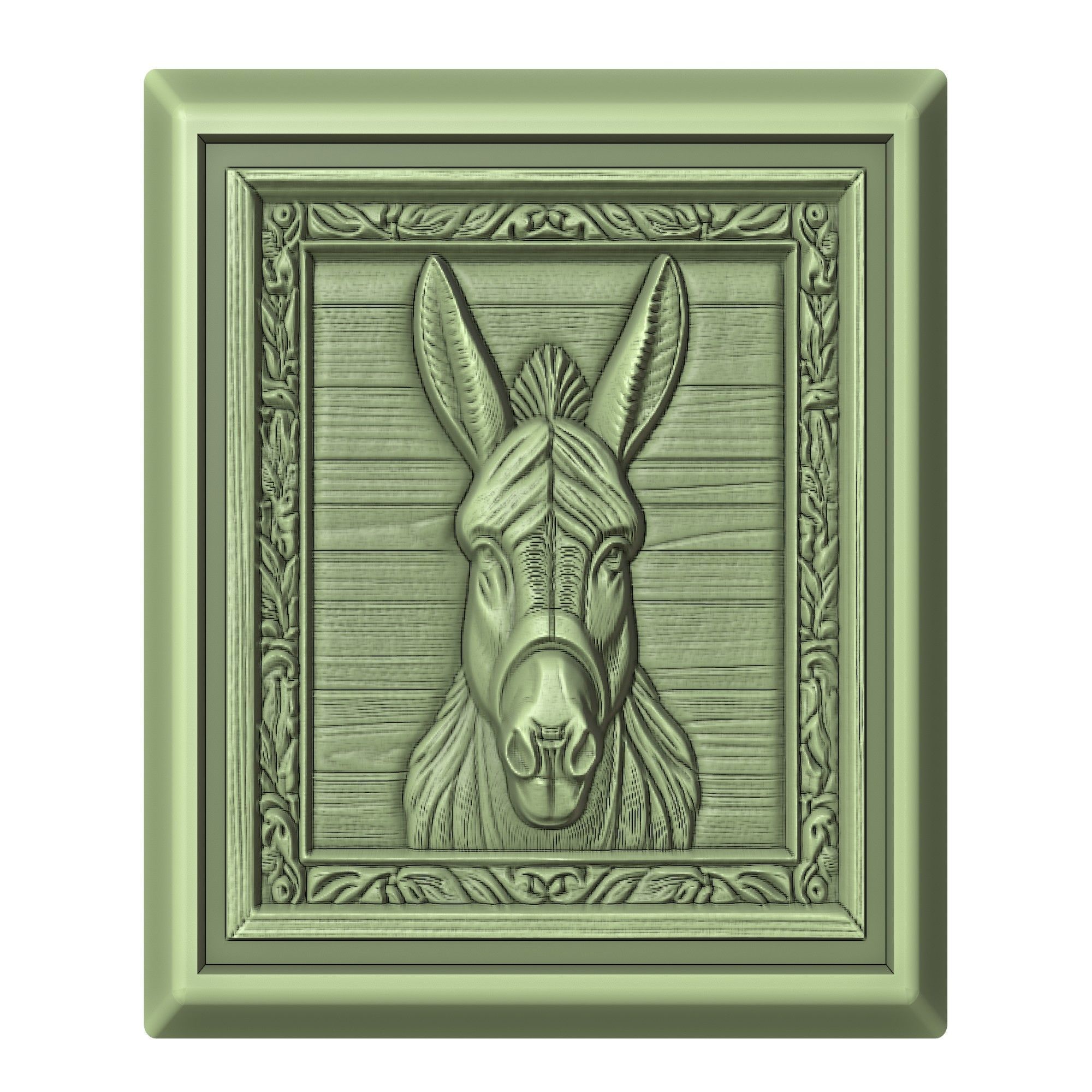 Donkey Animal 3D print model_2