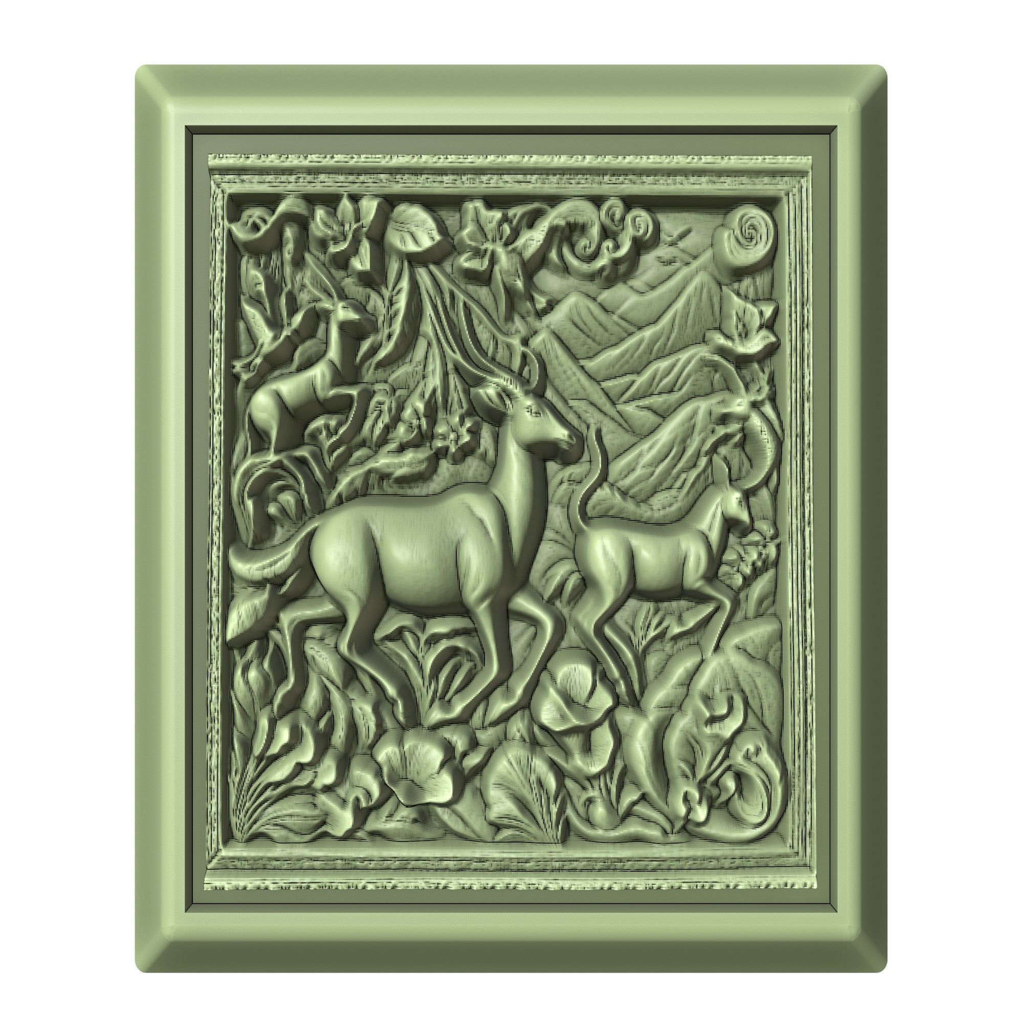 Impala Animal 3D print model_2