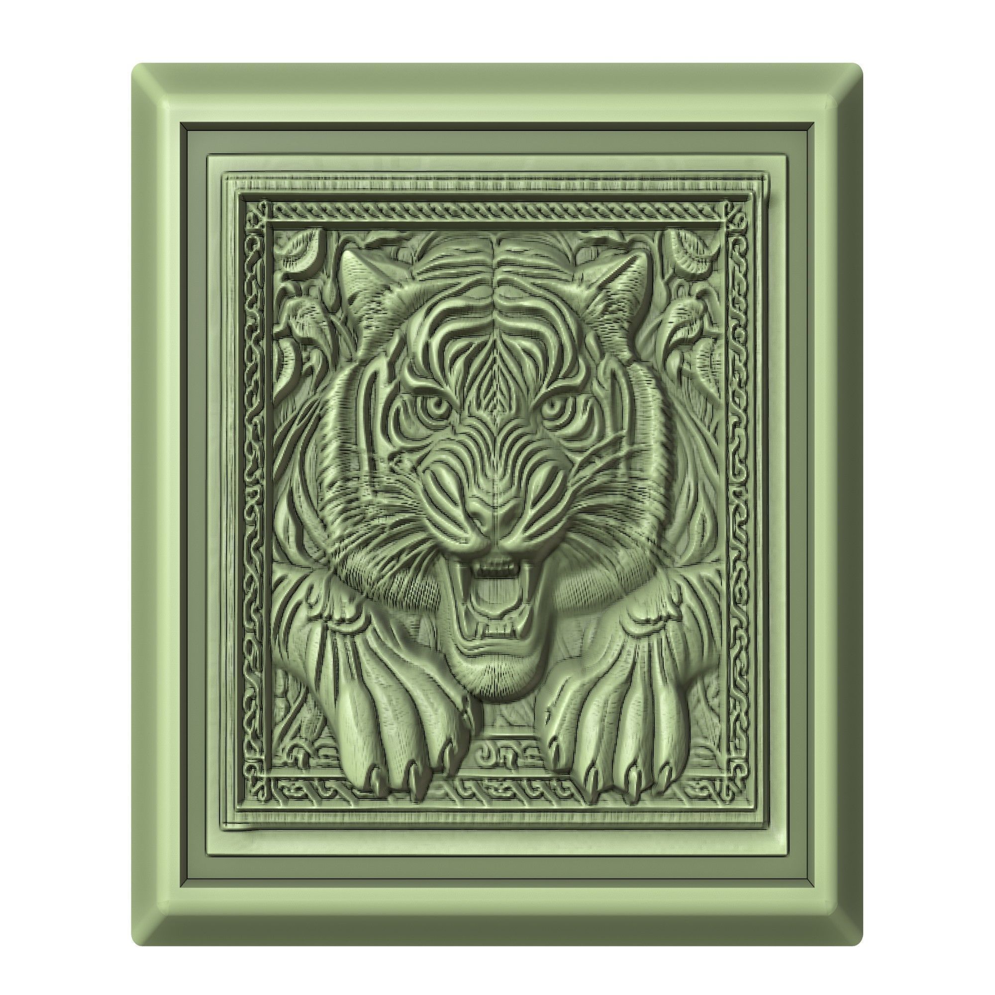 Tiger Animal 3D print model_2