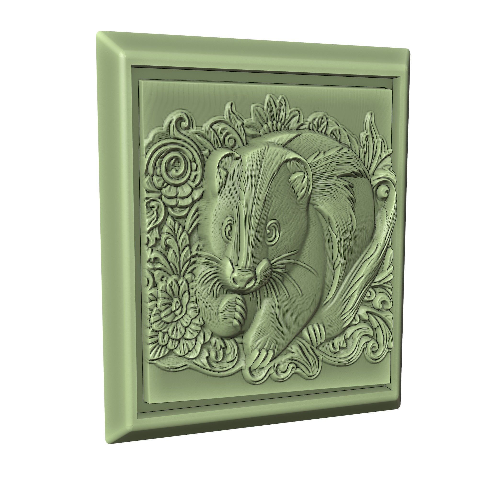 Skunk Animal 3D print model_3