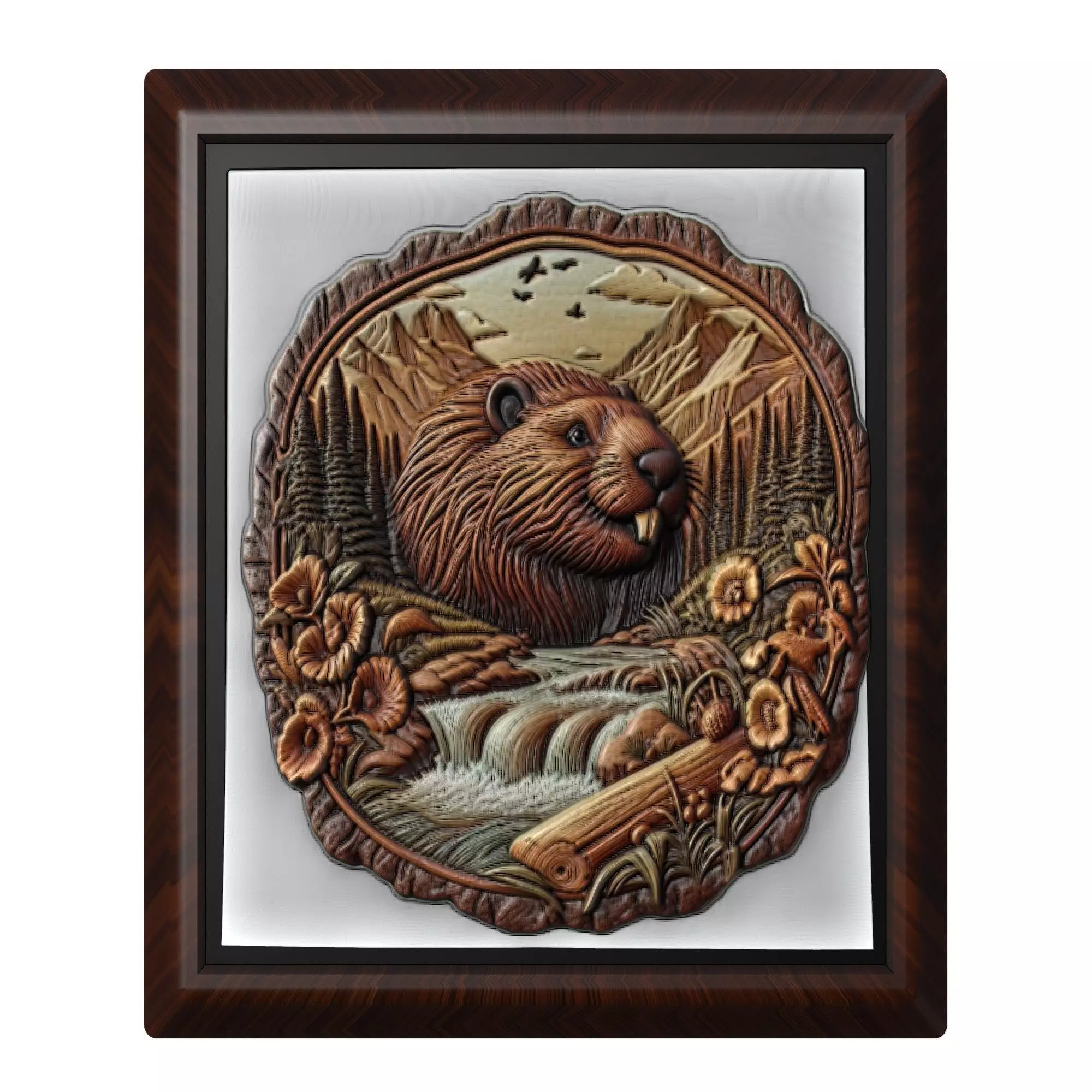 Beaver Animal 3D print model_0