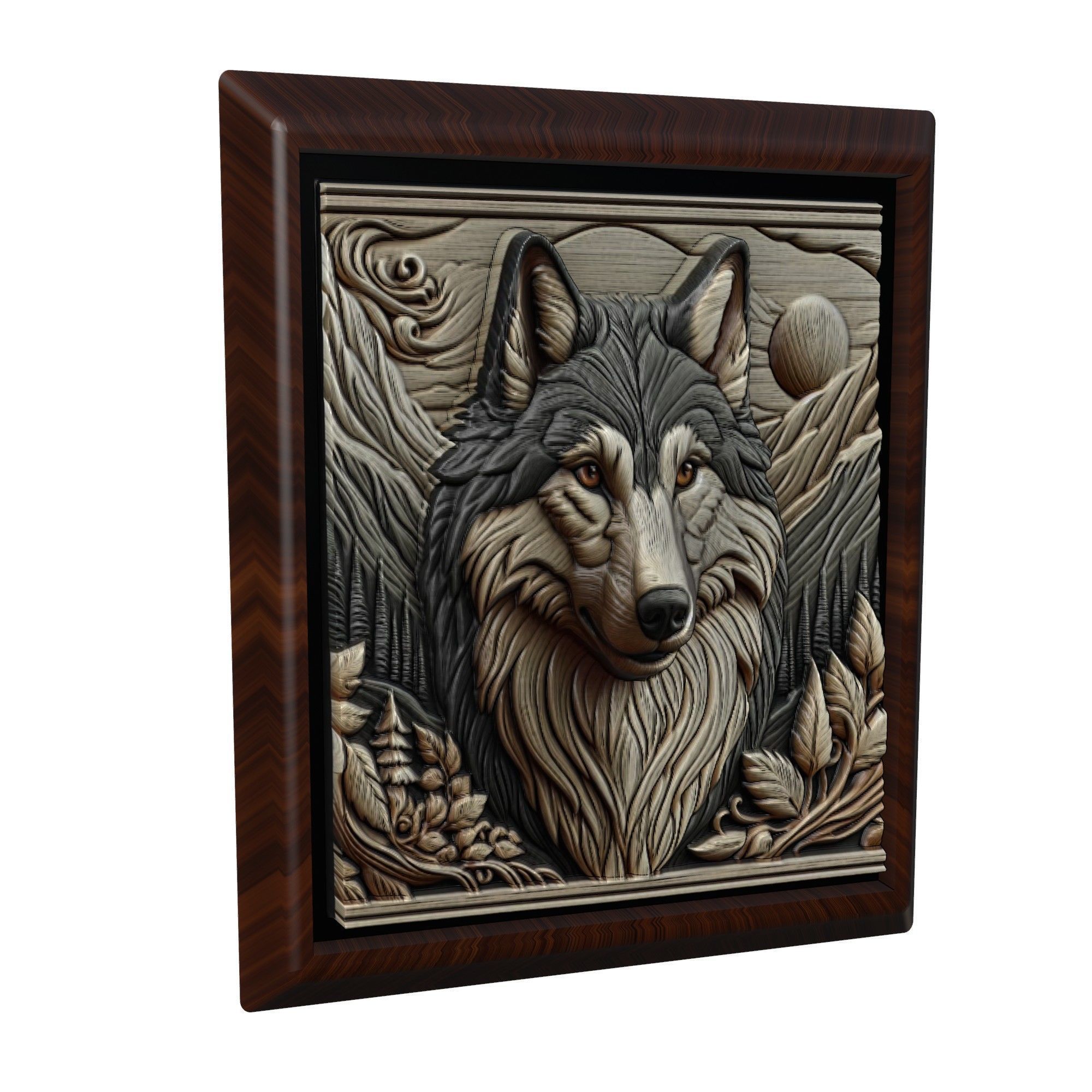 Wolf Animal 3D print model_1