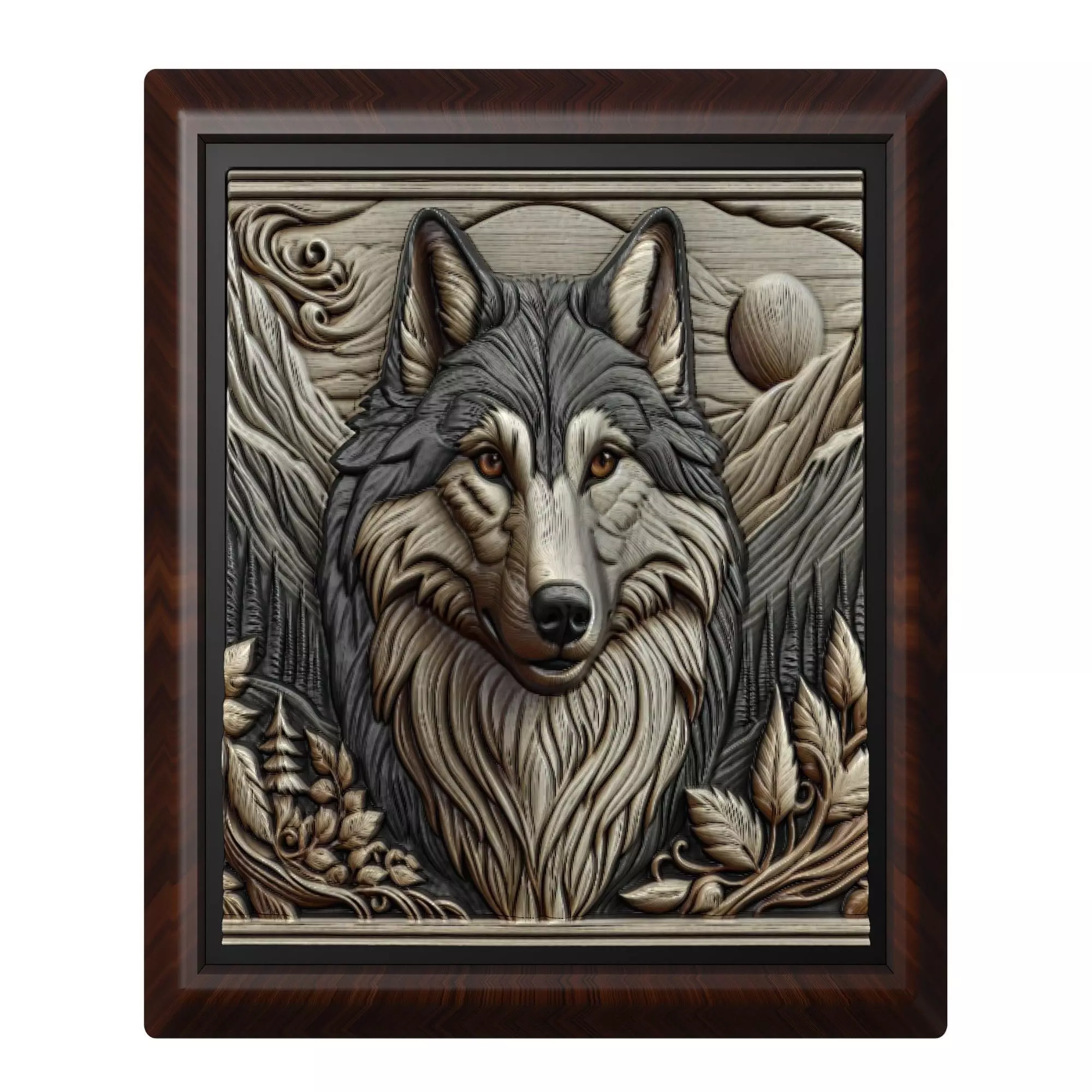 Wolf Animal 3D print model_0