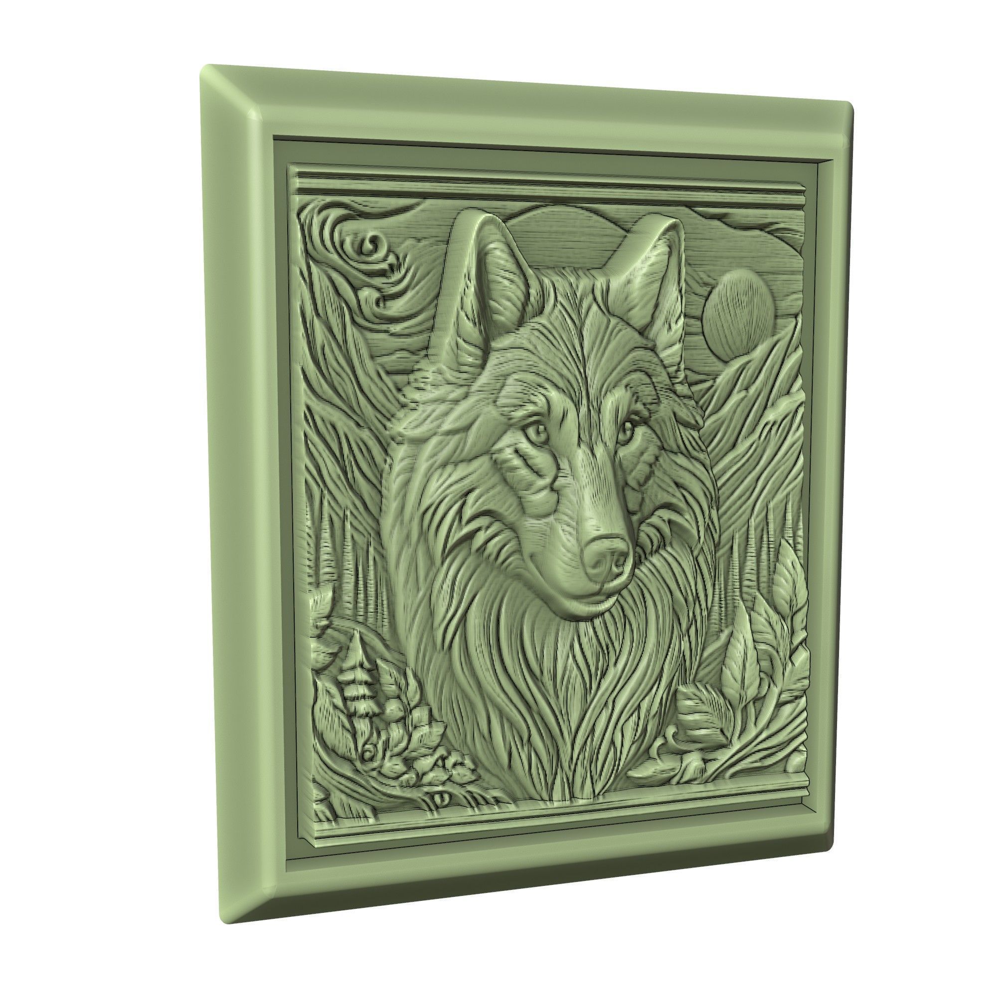 Wolf Animal 3D print model_3