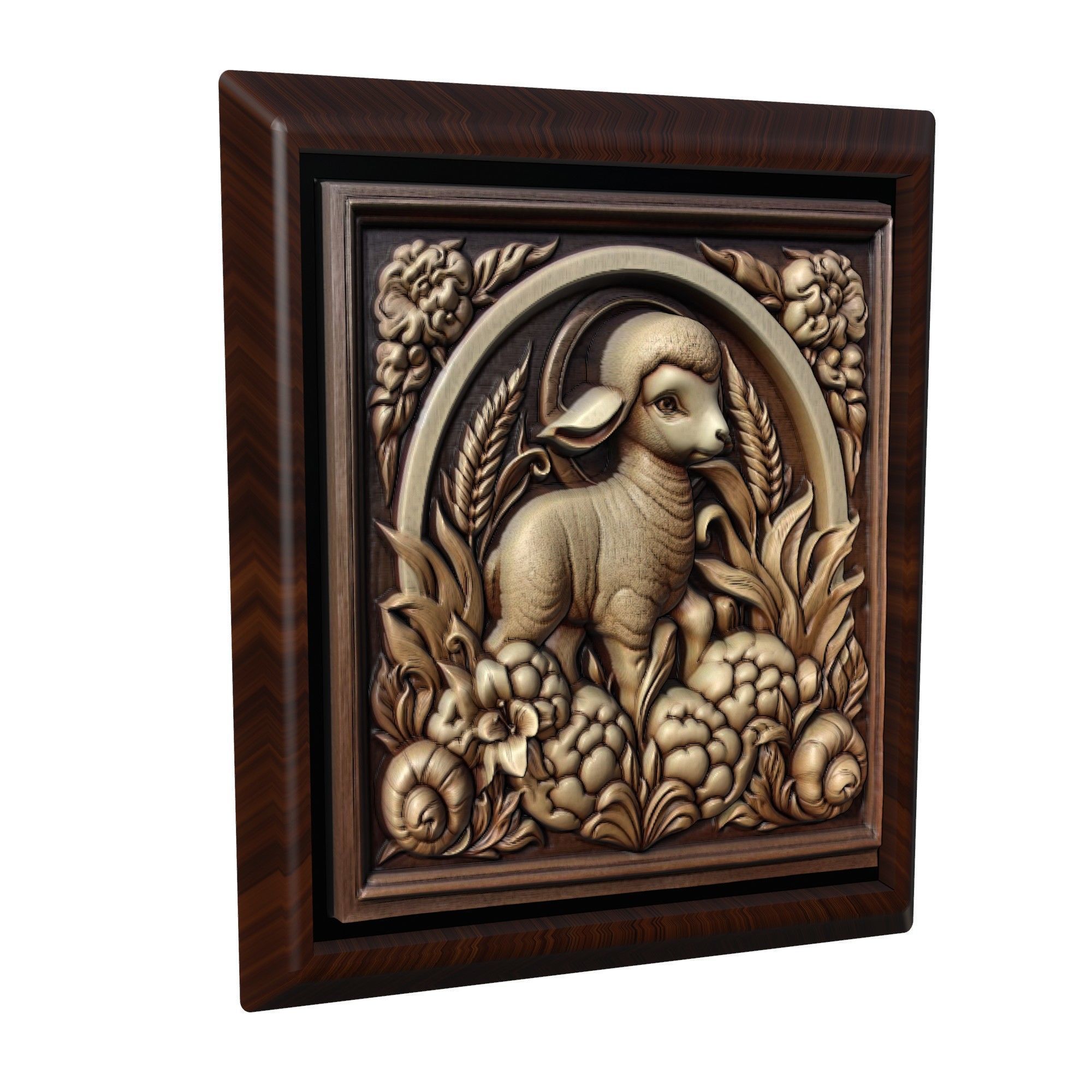 Lamb Animal 3D print model_1