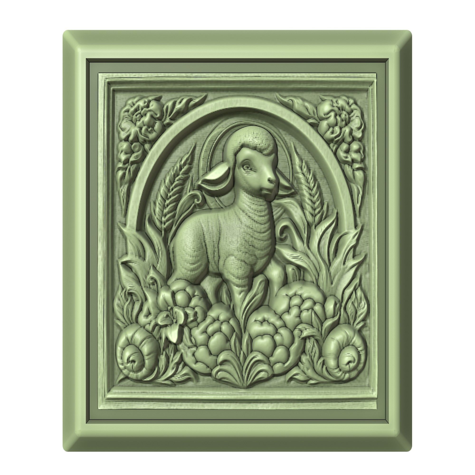 Lamb Animal 3D print model_2